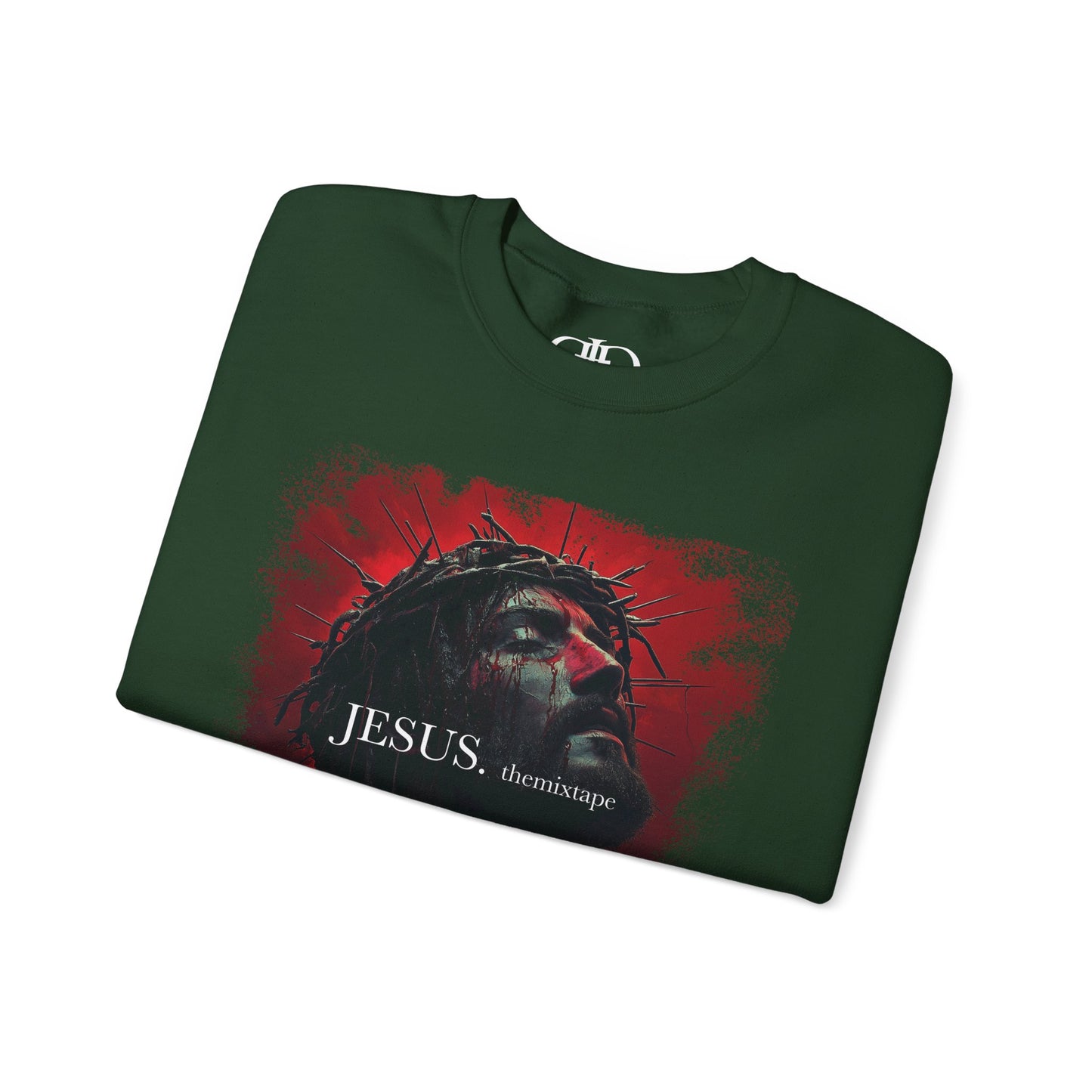 JESUS. themixtape” Crewneck Sweatshirt — Disciple Dad Official Faith Streetwear