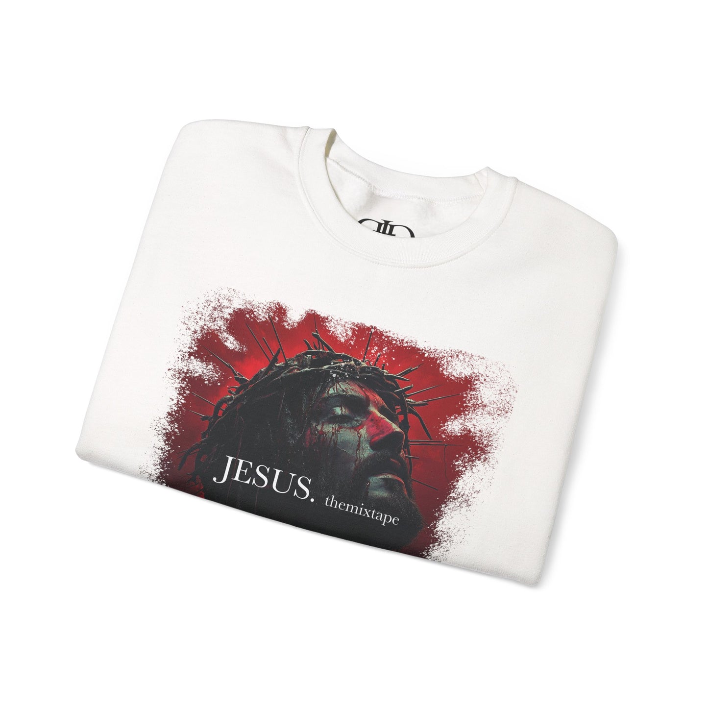 JESUS. themixtape” Crewneck Sweatshirt — Disciple Dad Official Faith Streetwear