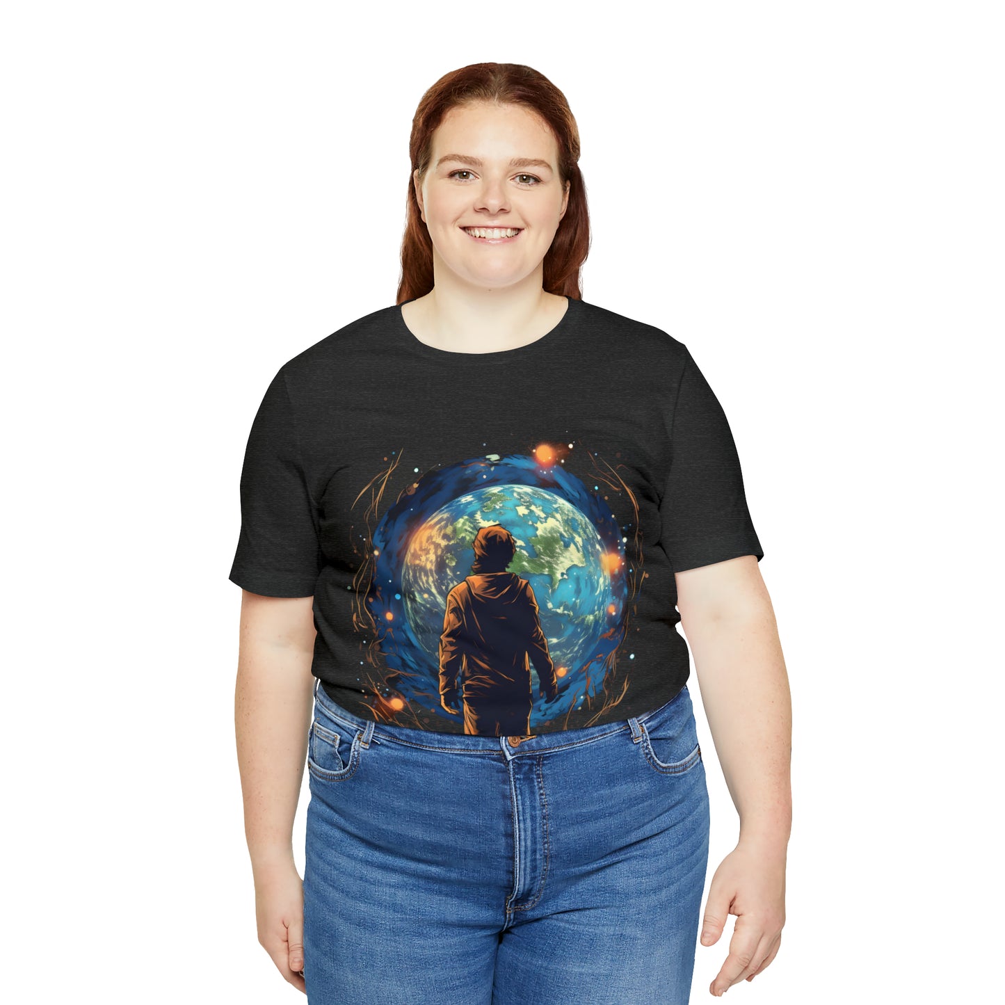 Jeremiah 29:11 “Whole World Ahead of You” Unisex Jersey Short Sleeve Tee