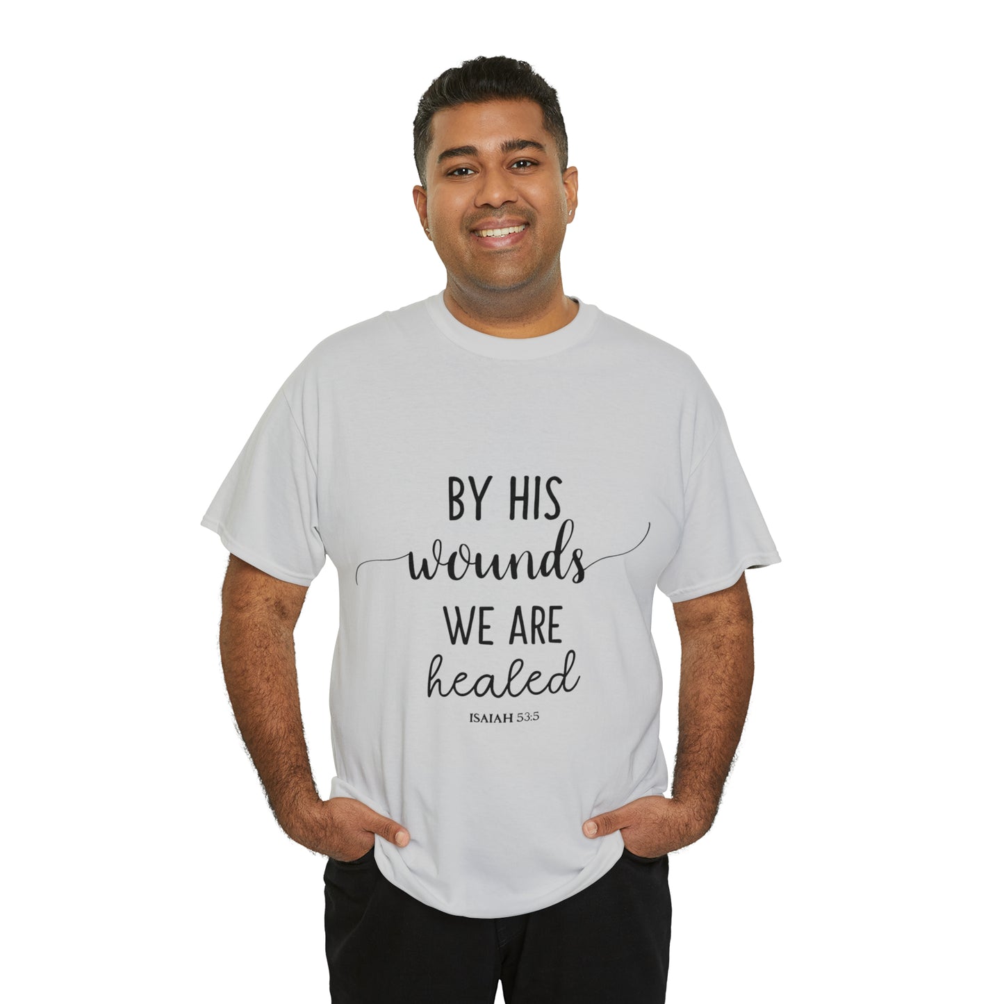 By HIS wounds we are healed - Isaiah - CR Celebrate Recovery Classic Logo - Ultra Cotton Long Sleeve Tee