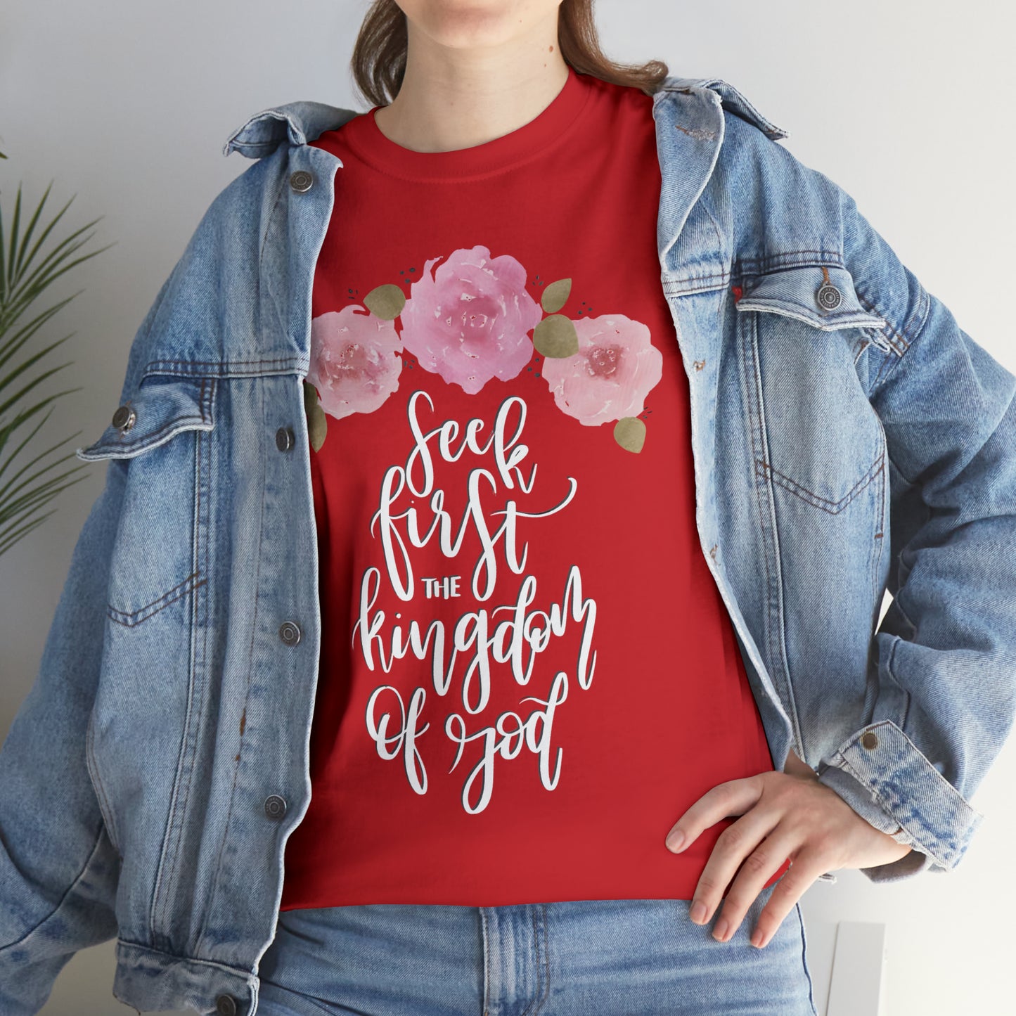 Seek First the Kingdom of God Unisex Heavy Cotton Tee