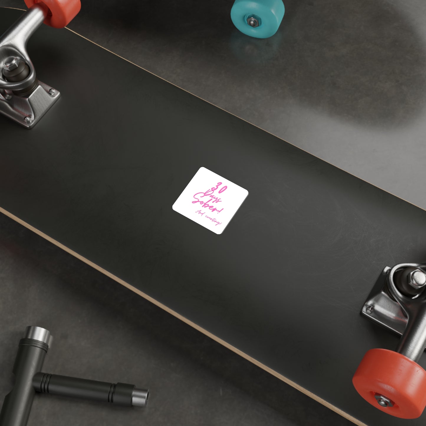 30 Days Sober and Counting Die-Cut Stickers