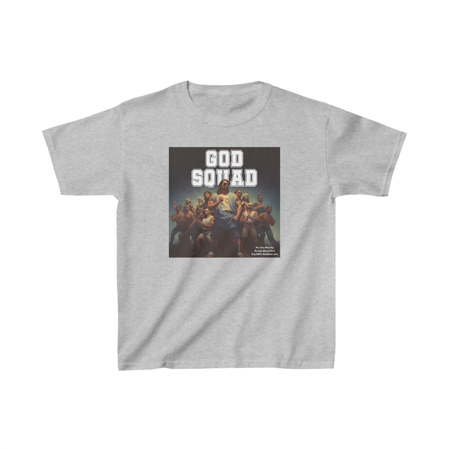 “God Squad” LineUp - Pre-Teen Room - Kids Heavy Cotton™ Tee