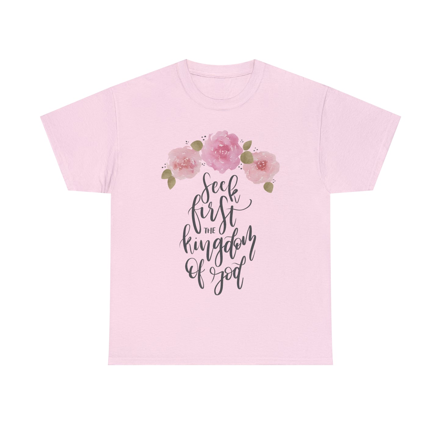 Seek First the Kingdom of God Unisex Heavy Cotton Tee