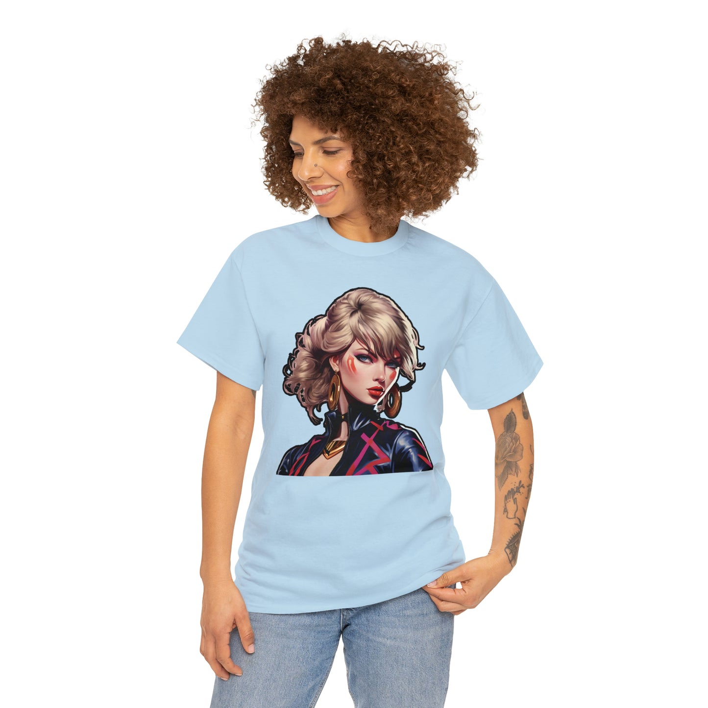 Anime Taylor Swift 2- Unisex Heavy Cotton Tee