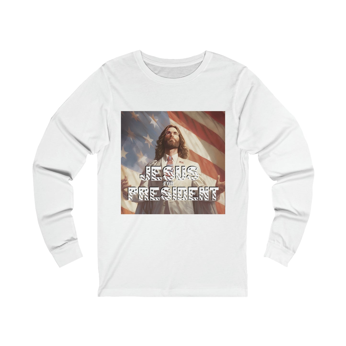Jesus for President Unisex Jersey Long Sleeve Tee