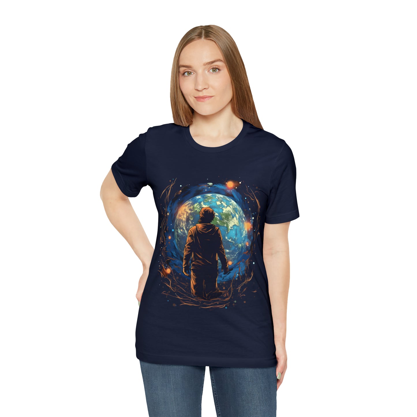 Jeremiah 29:11 “Whole World Ahead of You” Unisex Jersey Short Sleeve Tee