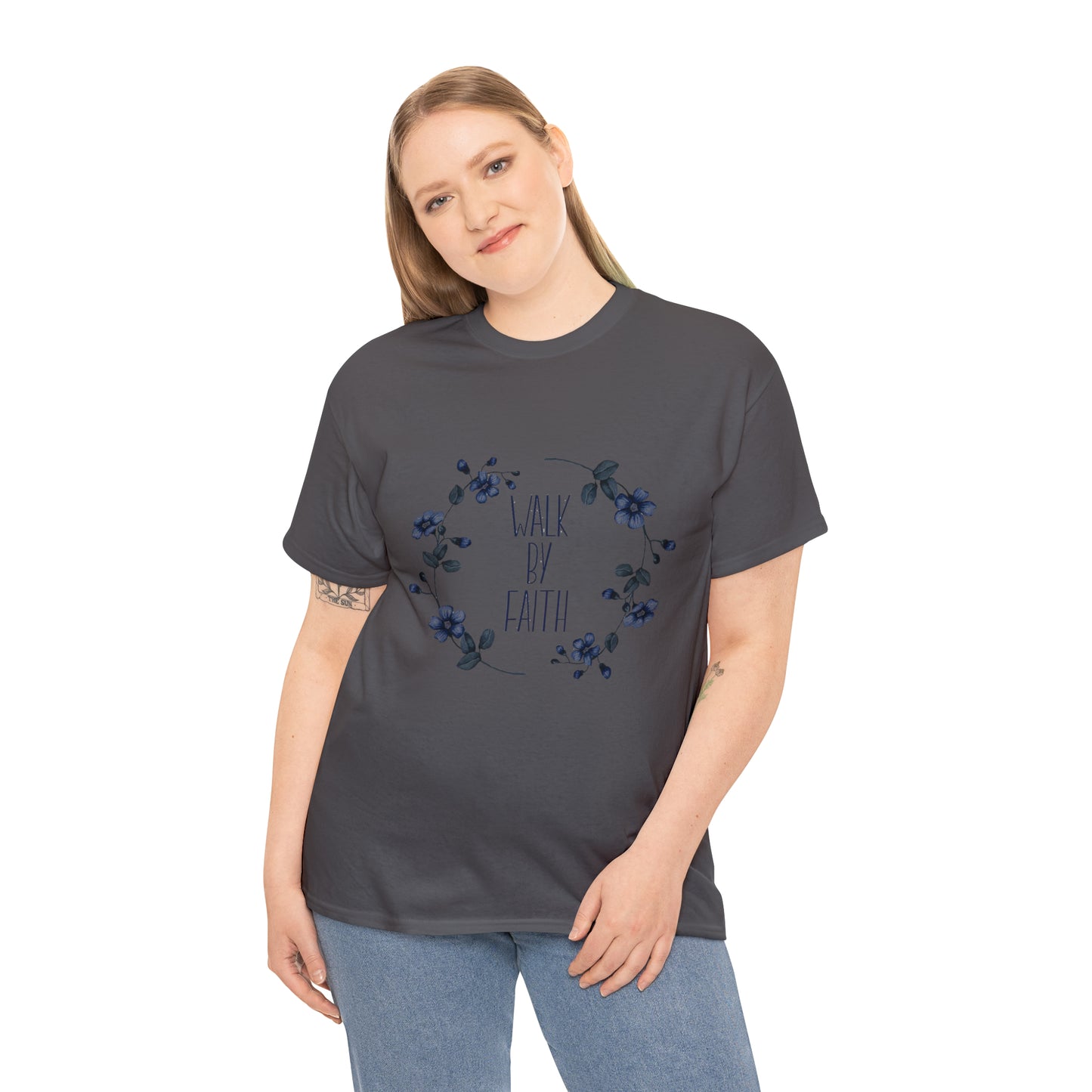Walk by FAITH Unisex Heavy Cotton Tee
