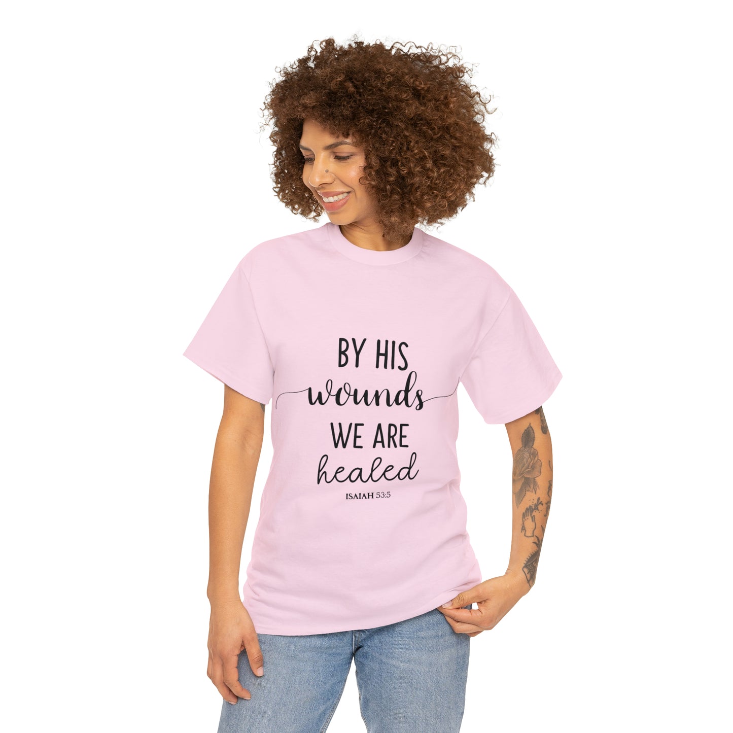 By HIS wounds we are healed - Isaiah - CR Celebrate Recovery Classic Logo - Ultra Cotton Long Sleeve Tee