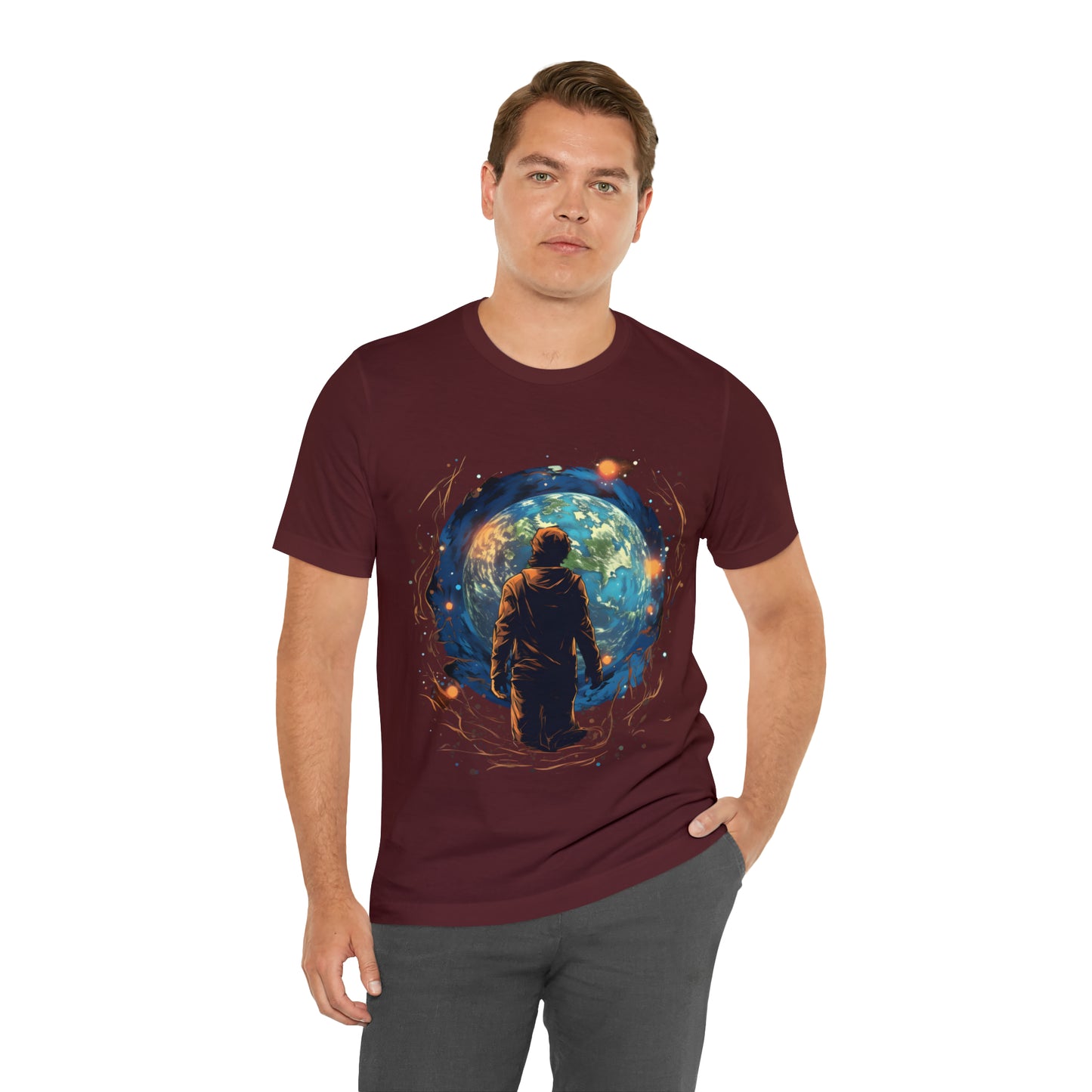 Jeremiah 29:11 “Whole World Ahead of You” Unisex Jersey Short Sleeve Tee