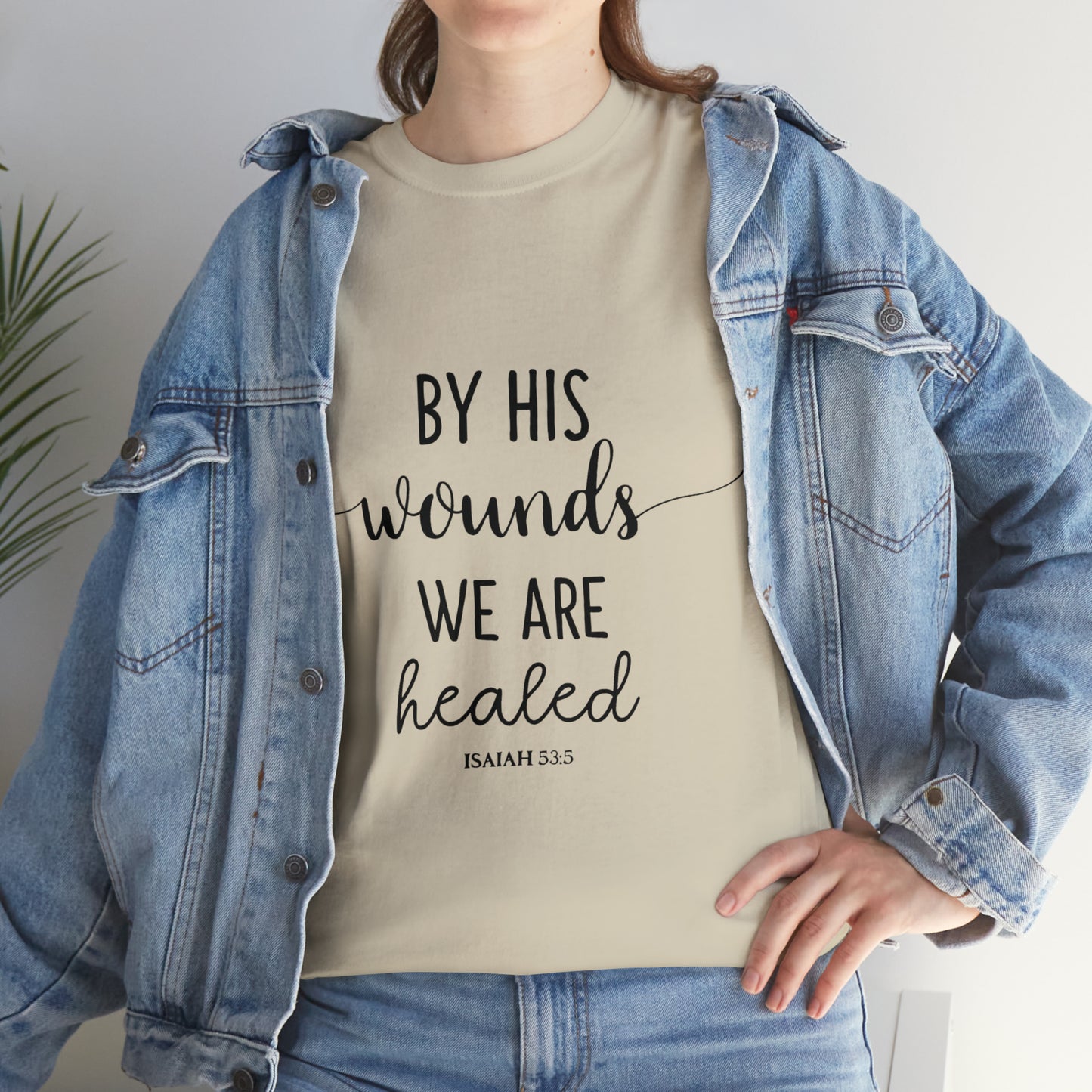 By HIS wounds we are healed - Isaiah - CR Celebrate Recovery Classic Logo - Ultra Cotton Long Sleeve Tee
