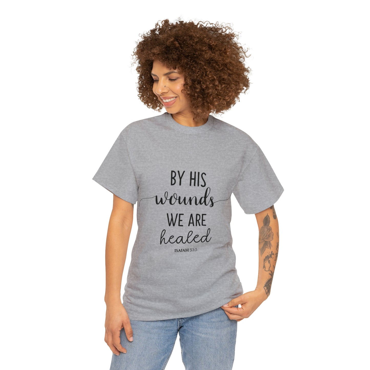 By HIS wounds we are healed - Isaiah - CR Celebrate Recovery Classic Logo - Ultra Cotton Long Sleeve Tee