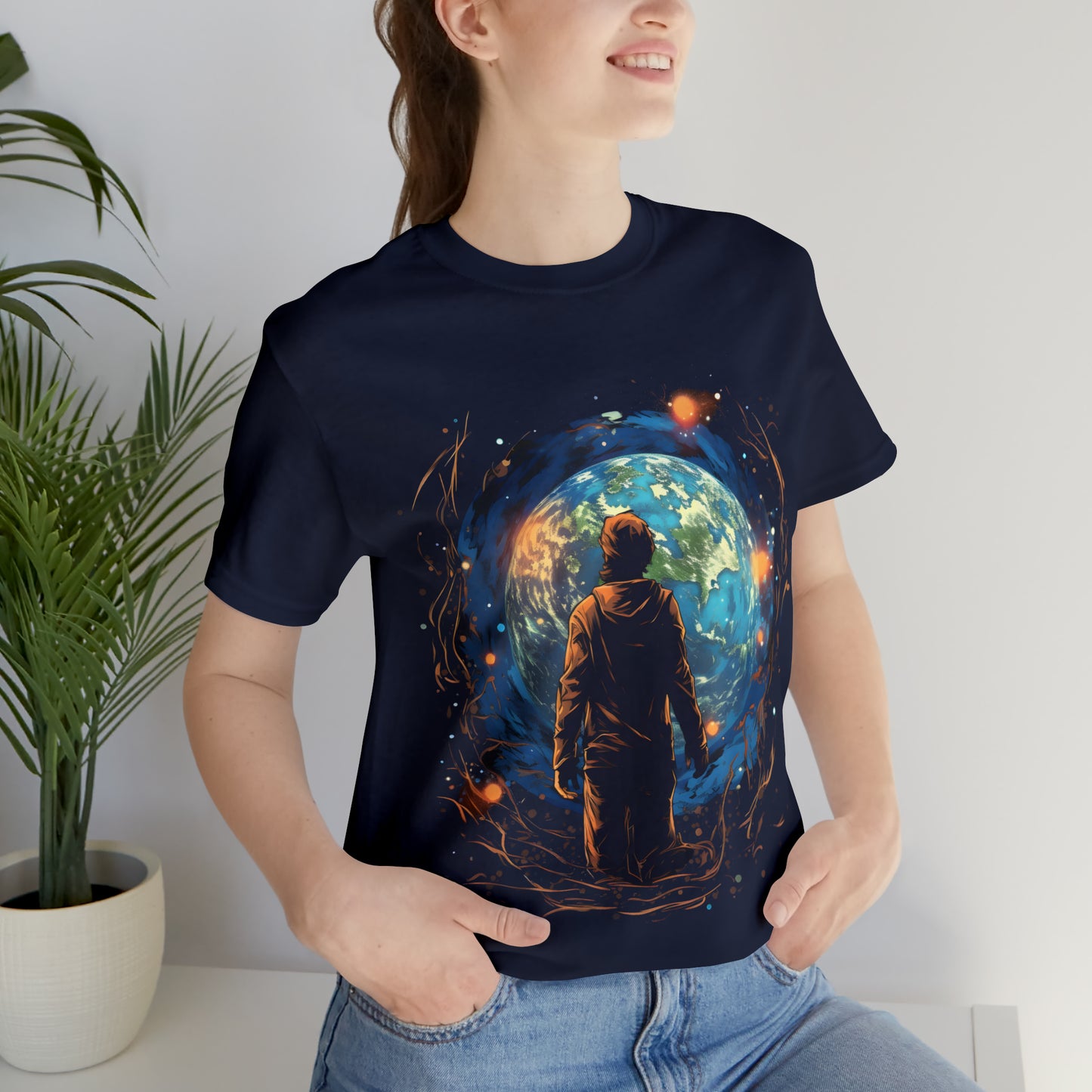 Jeremiah 29:11 “Whole World Ahead of You” Unisex Jersey Short Sleeve Tee