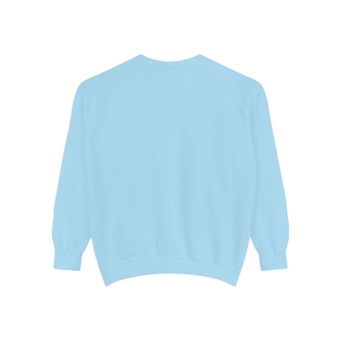 “Sip of Sacrifice” Embroidered Crewneck — Disciple Dad (Water-Into-Wine Drop Collection)