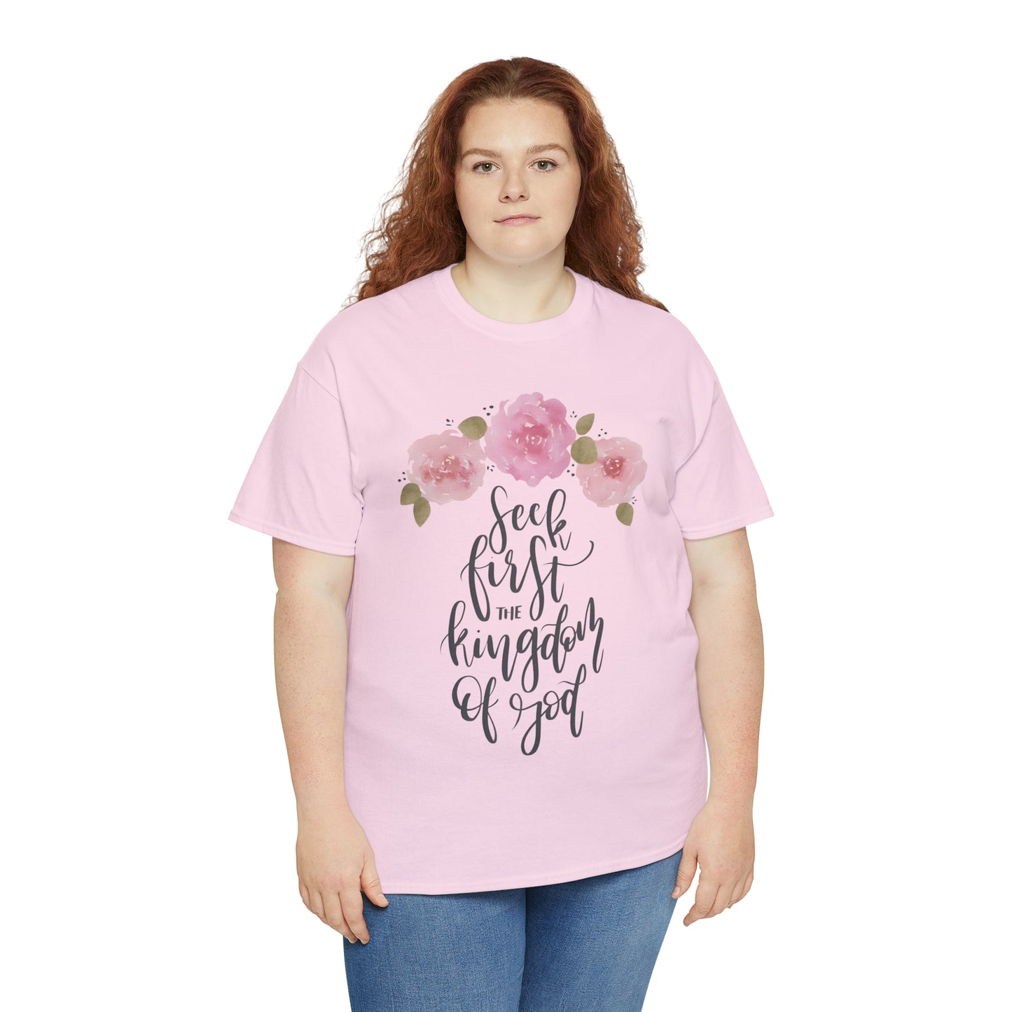 Seek First the Kingdom of God Unisex Heavy Cotton Tee