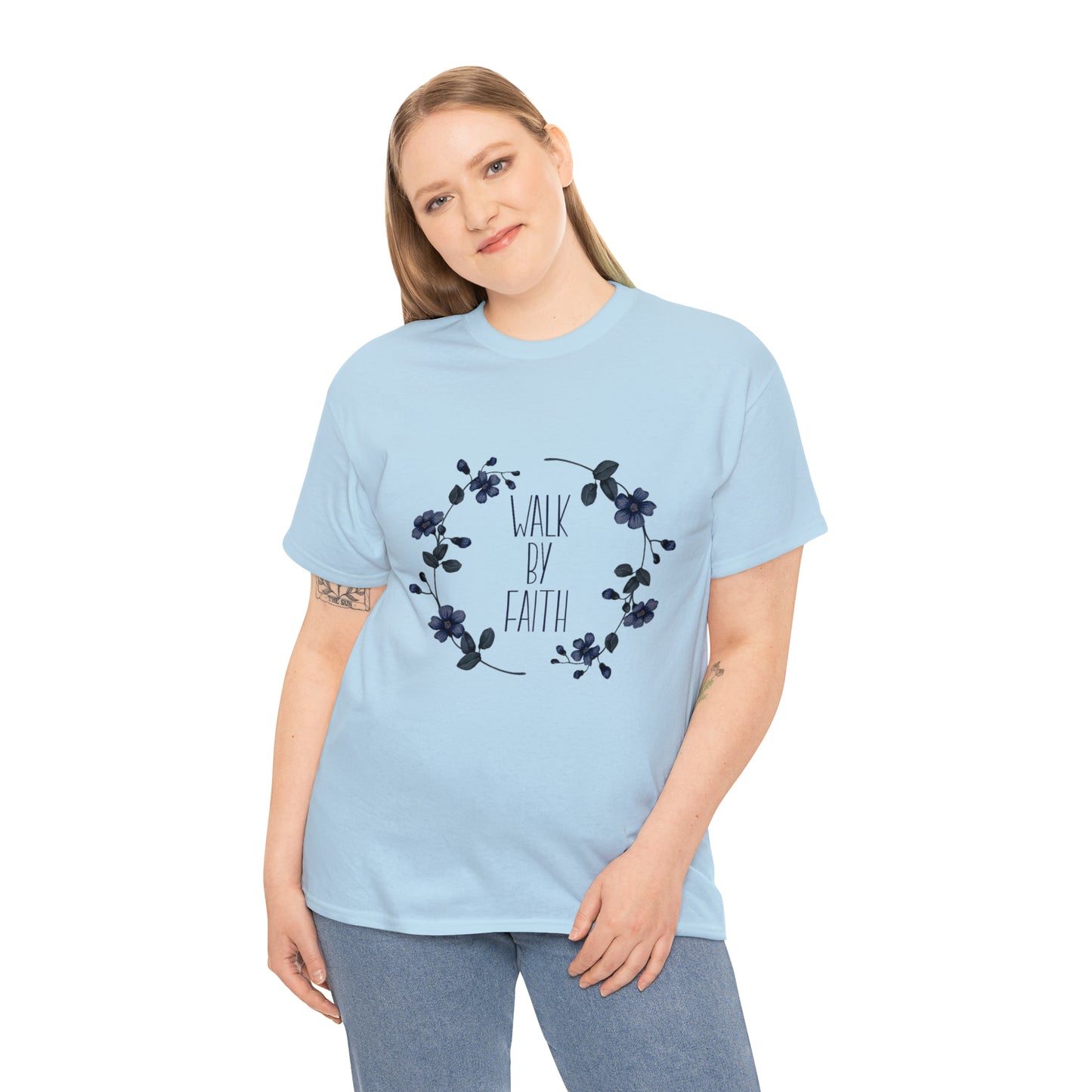 Walk by FAITH Unisex Heavy Cotton Tee