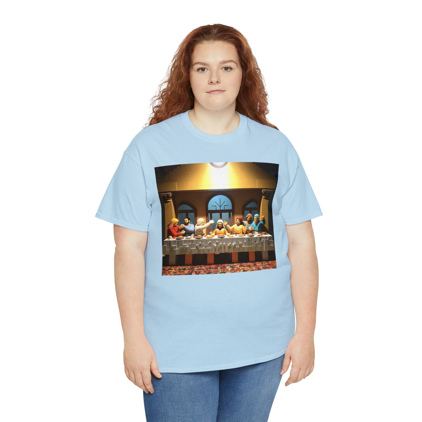 “The Last Supper” LEGO BOX SET -  Unisex Heavy Cotton Tee