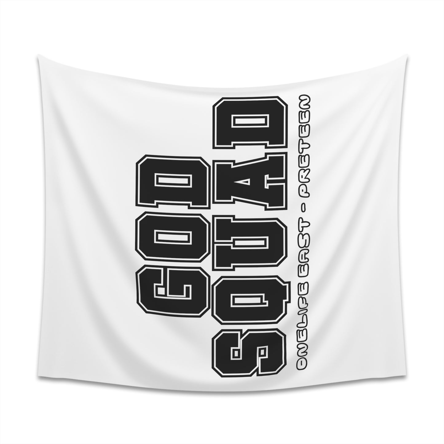 “God Squad” - Pre-Teen Room - Printed Wall Tapestry