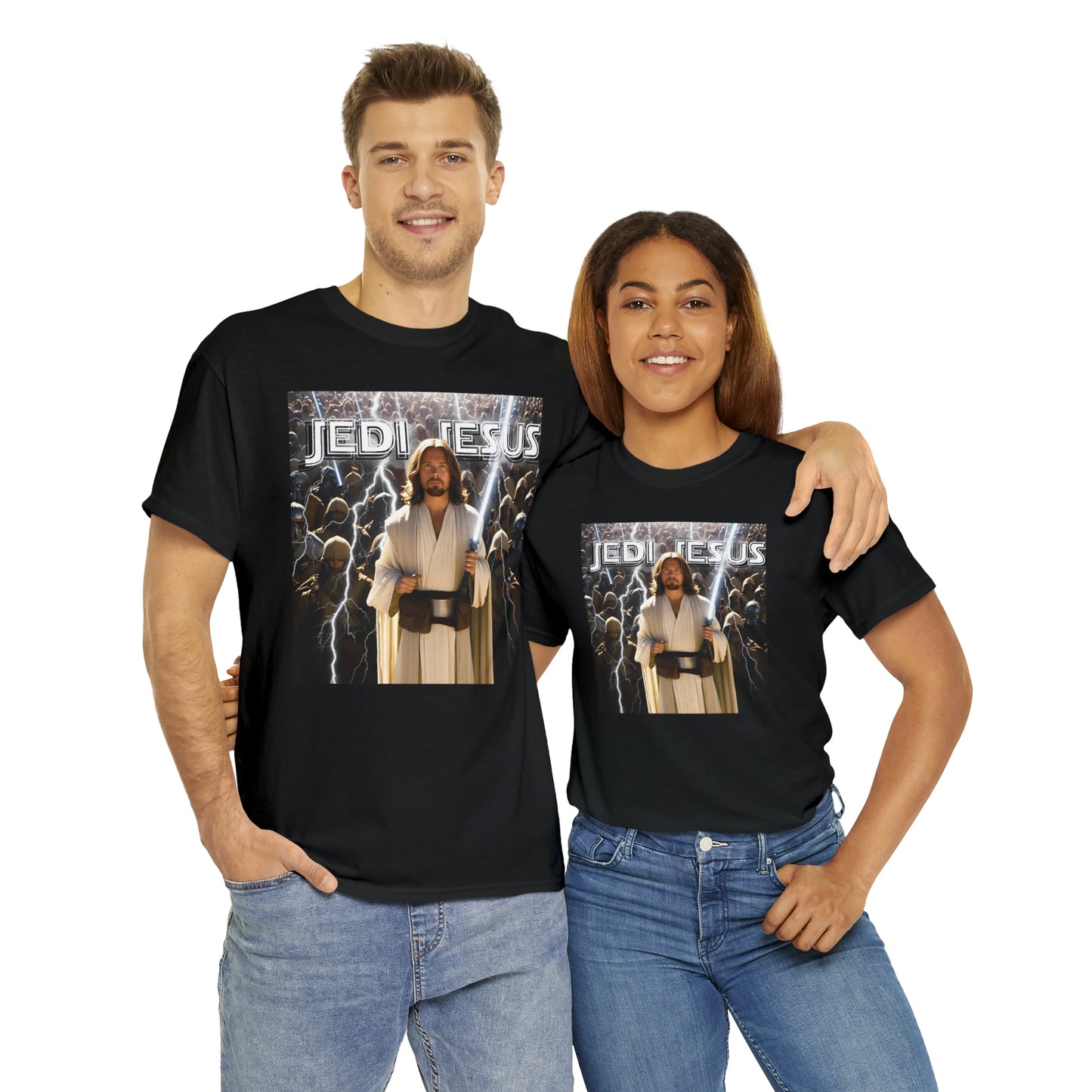 Jedi Jesus Unisex Heavy Cotton Tee