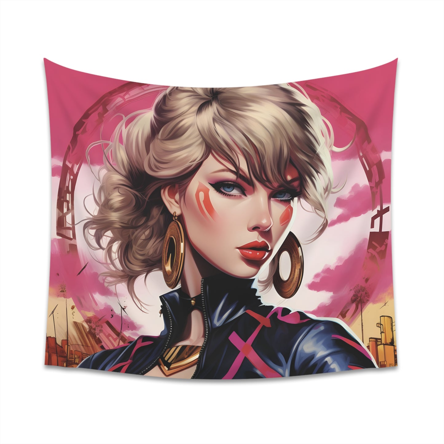 Anime Taylor Swift 2- Printed Wall Tapestry