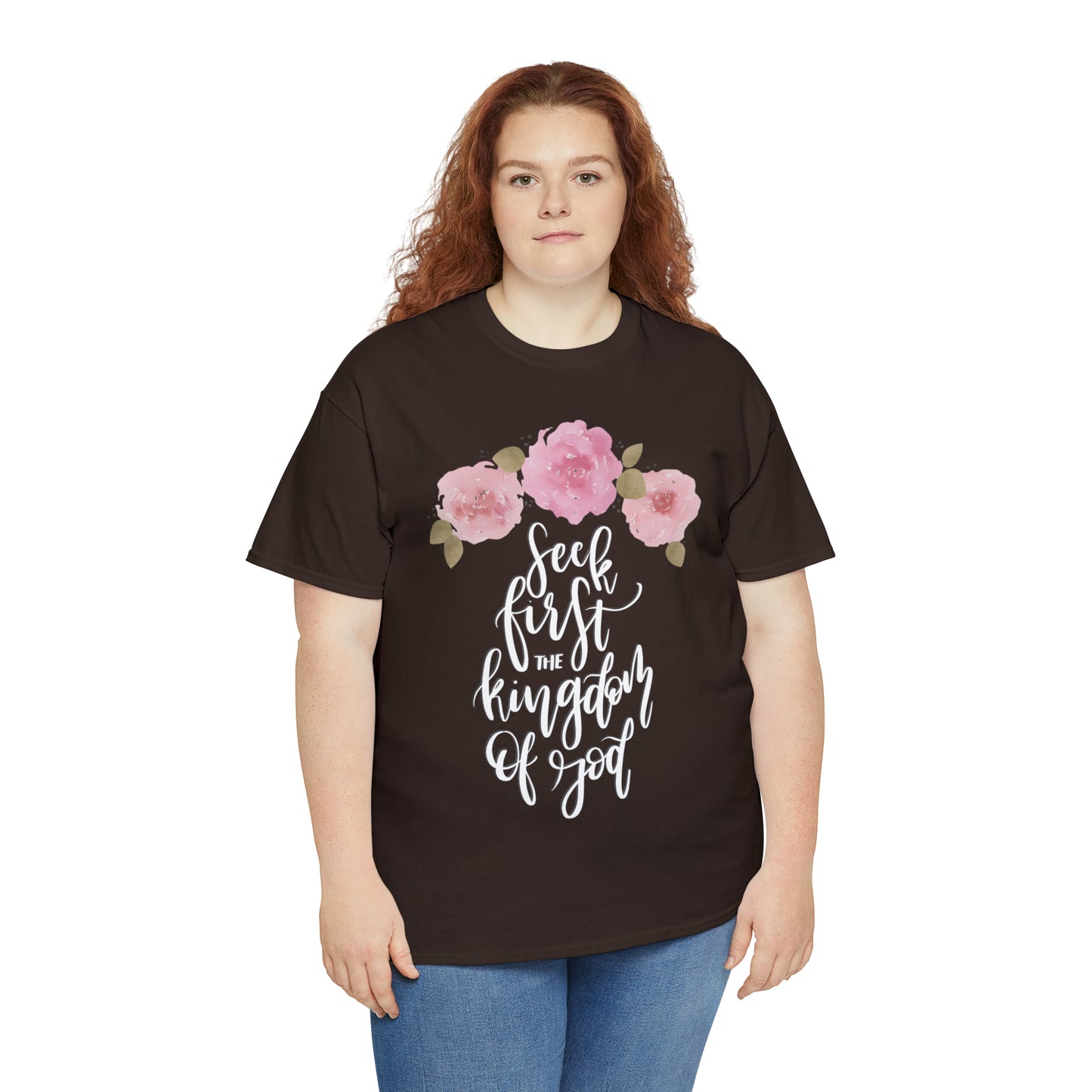 Seek First the Kingdom of God Unisex Heavy Cotton Tee