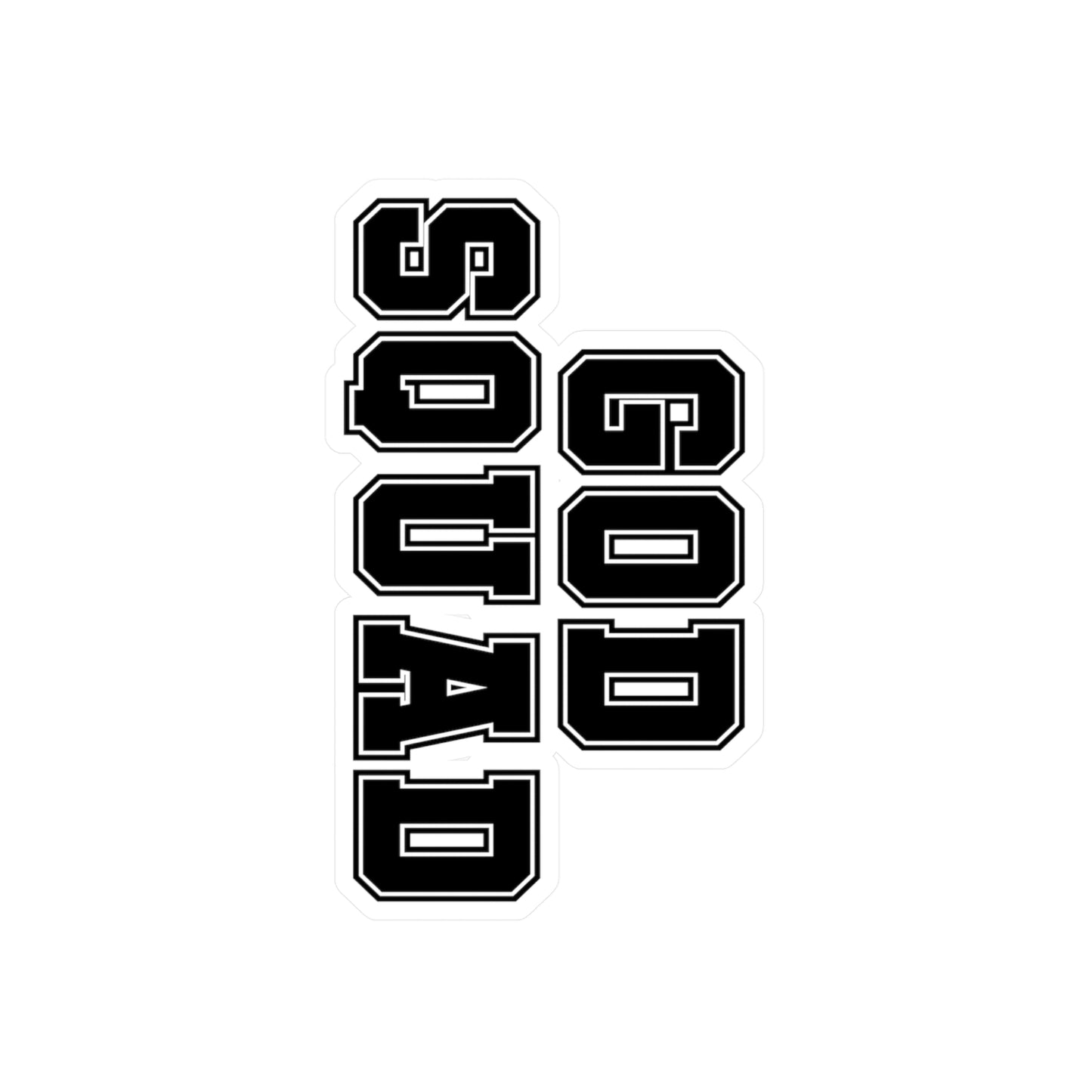 God Squad - Kiss-Cut Vinyl Decals