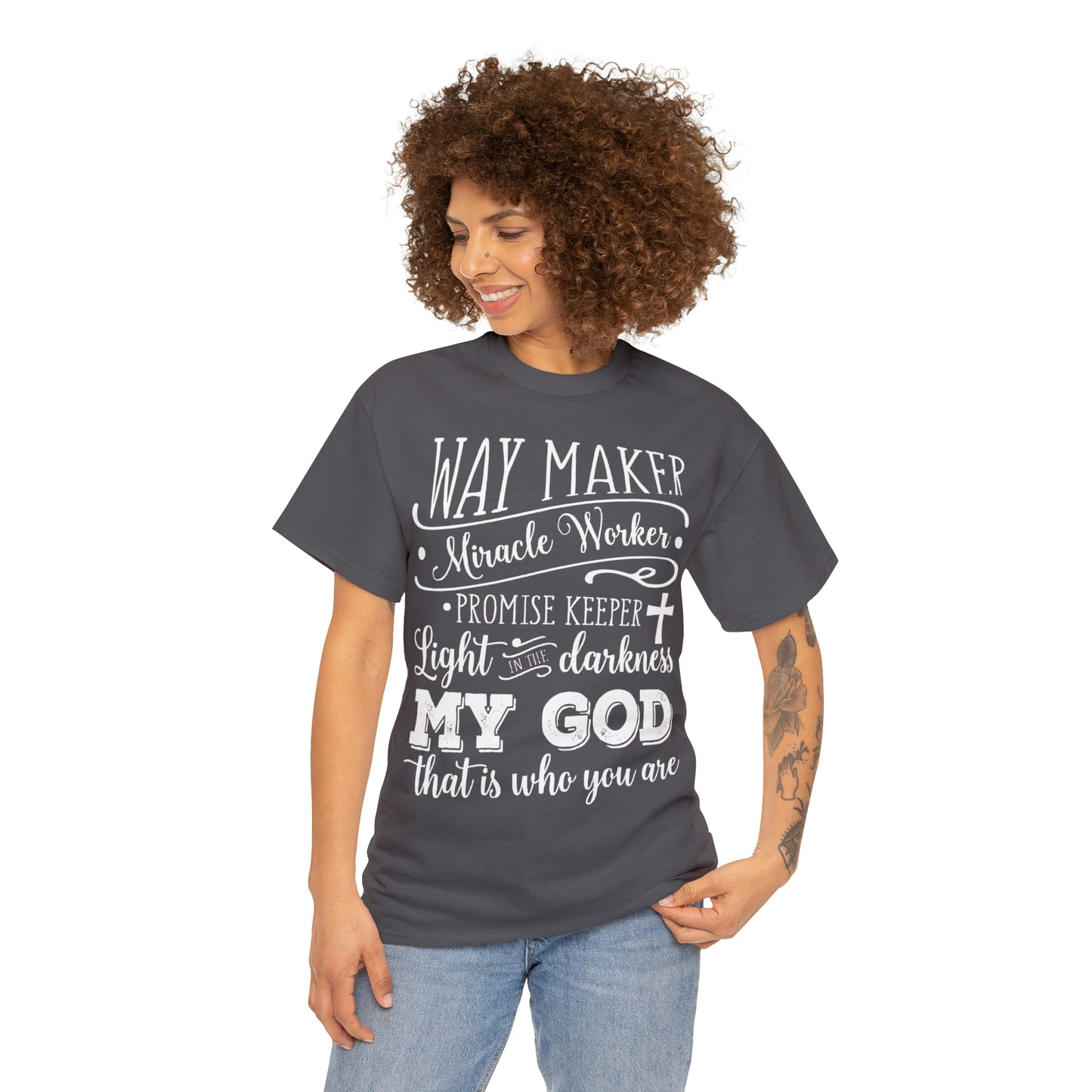 Waymaker Miracle Worker - Unisex Heavy Cotton Short Sleeve Tee