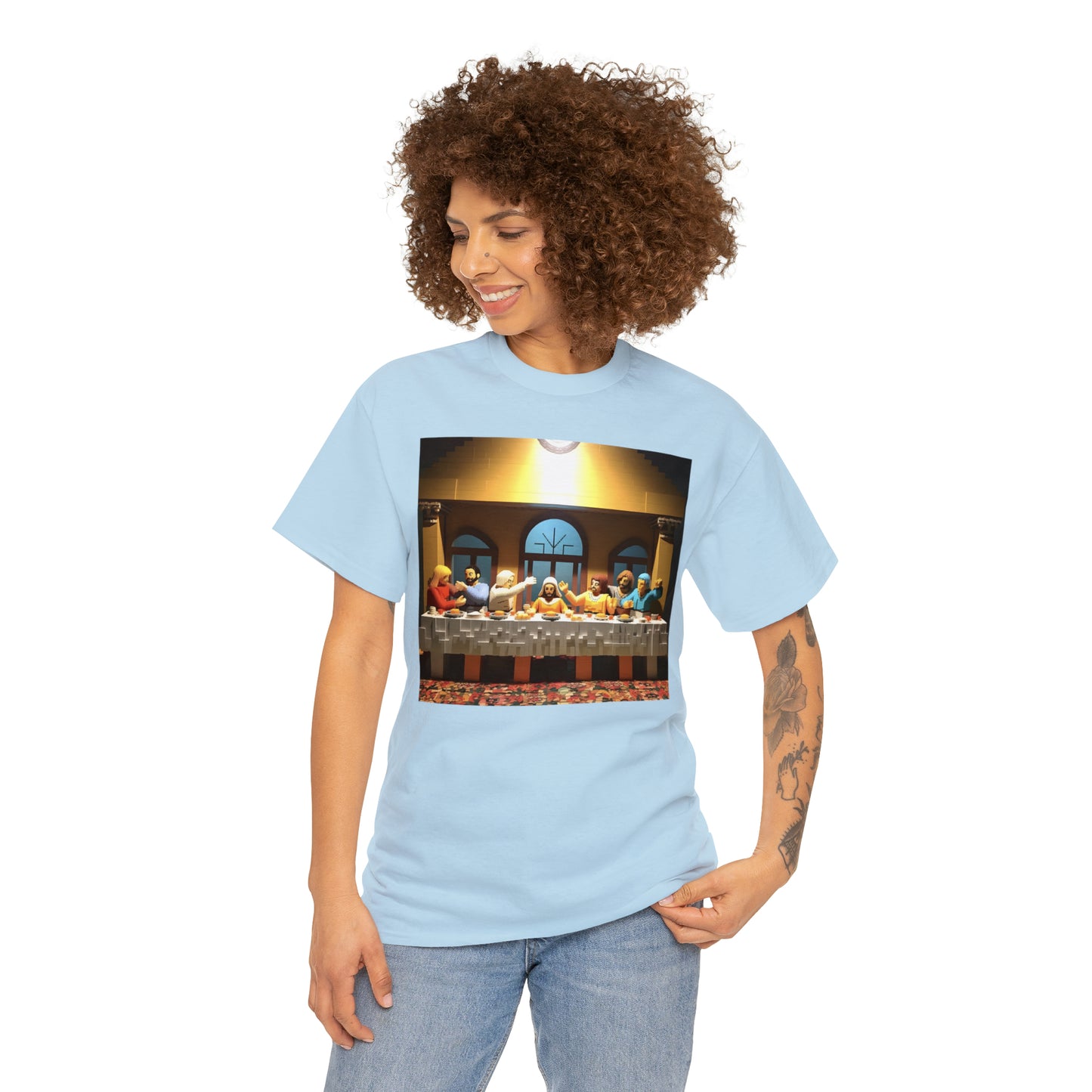 “The Last Supper” LEGO BOX SET -  Unisex Heavy Cotton Tee