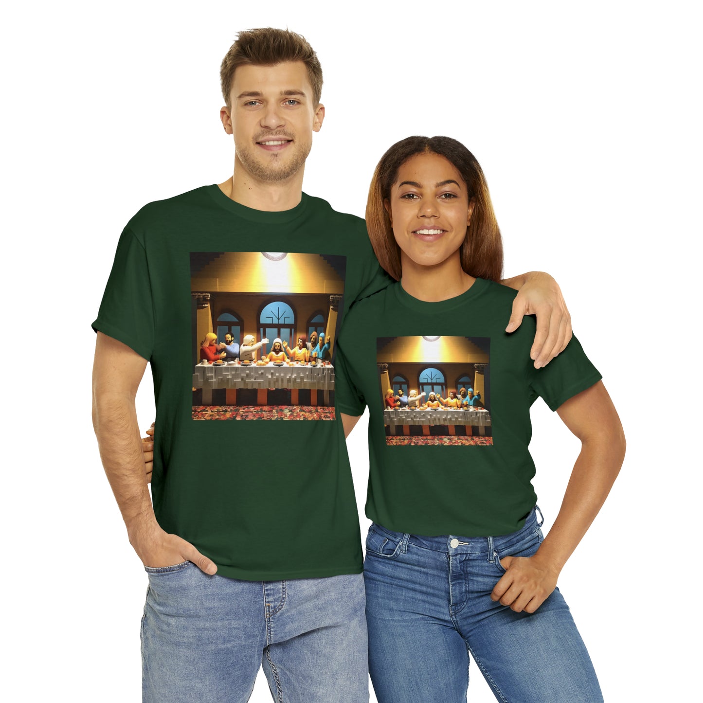 “The Last Supper” LEGO BOX SET -  Unisex Heavy Cotton Tee