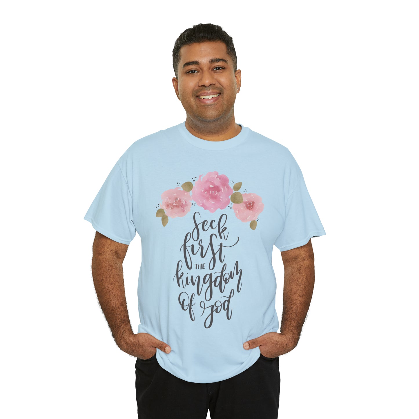 Seek First the Kingdom of God Unisex Heavy Cotton Tee