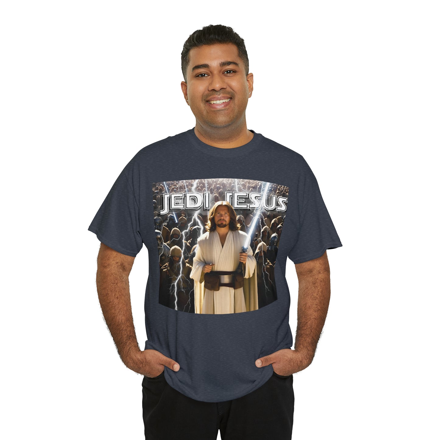 Jedi Jesus Unisex Heavy Cotton Tee