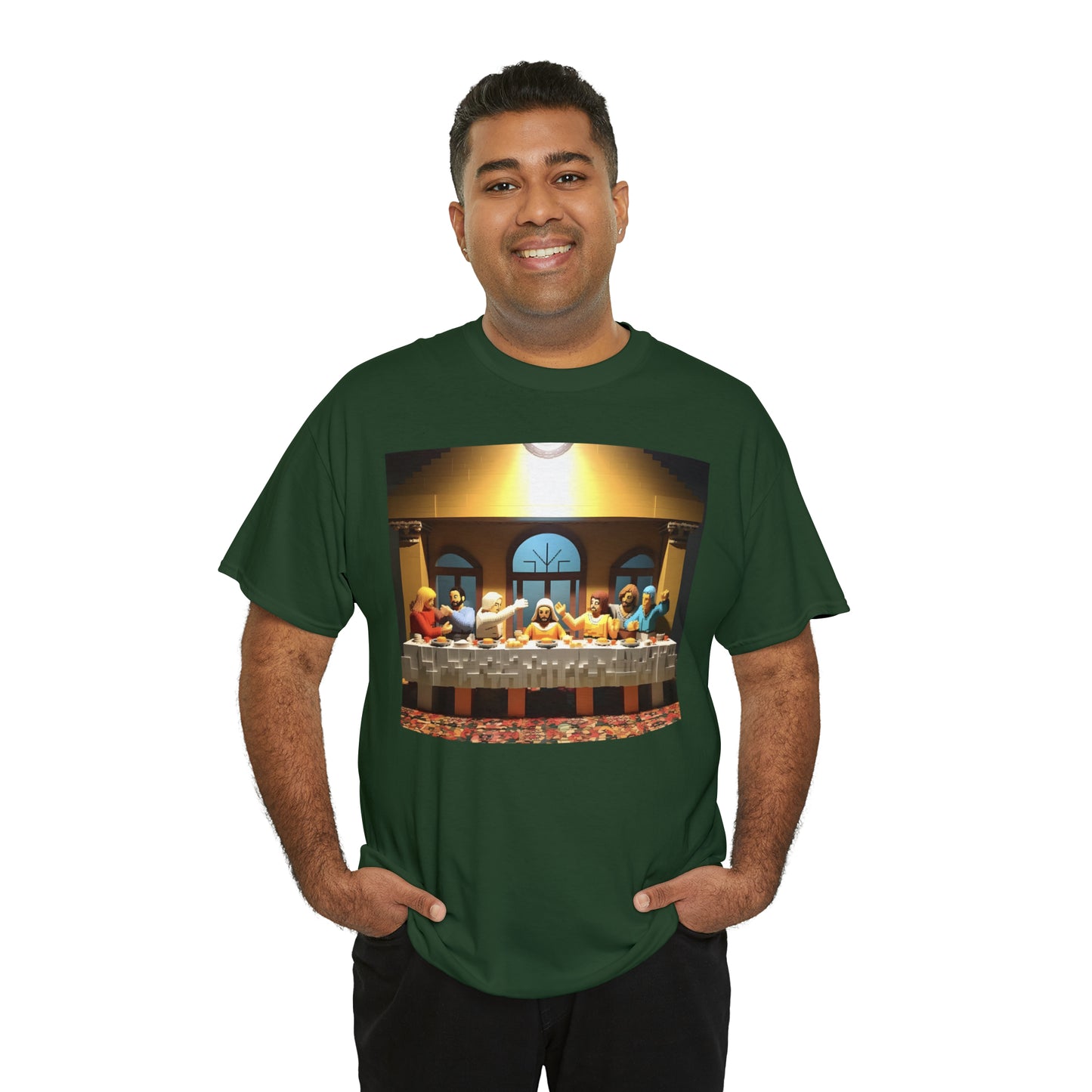 “The Last Supper” LEGO BOX SET -  Unisex Heavy Cotton Tee