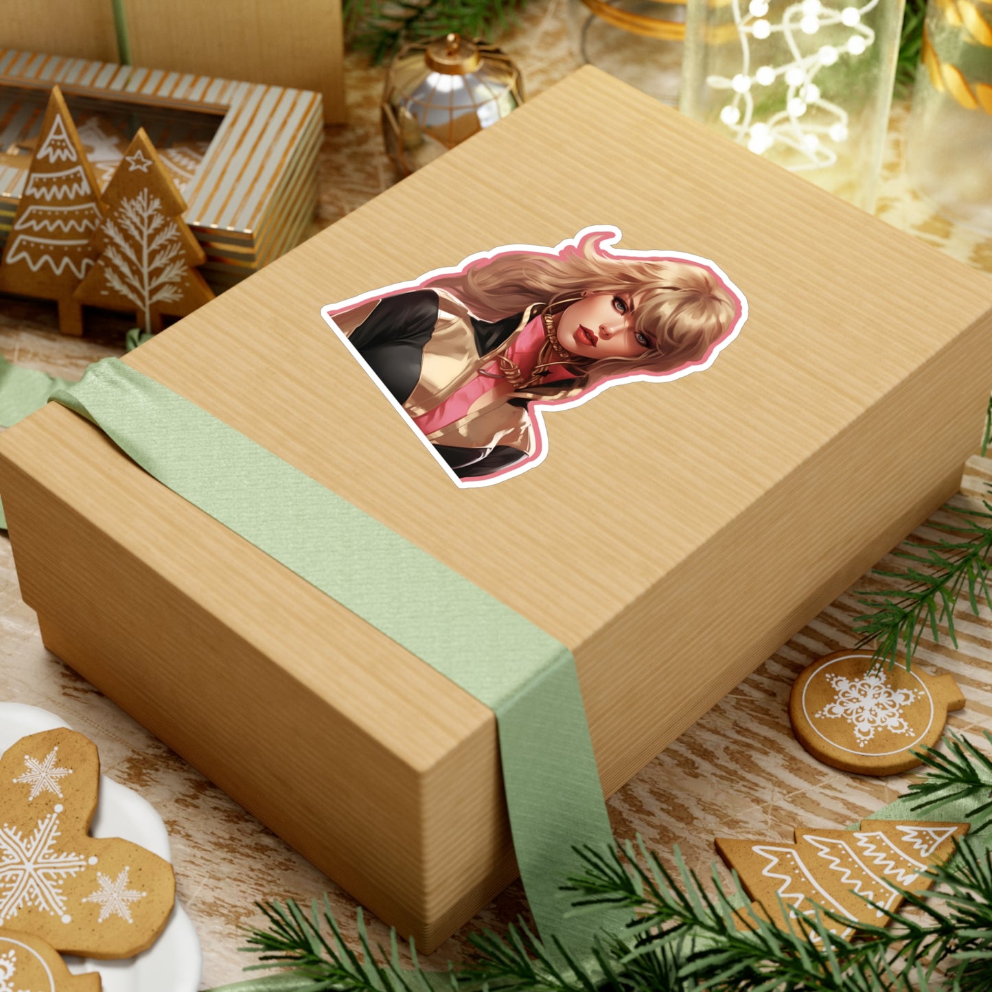 Anime Taylor Swift 4- Kiss-Cut Vinyl Decals