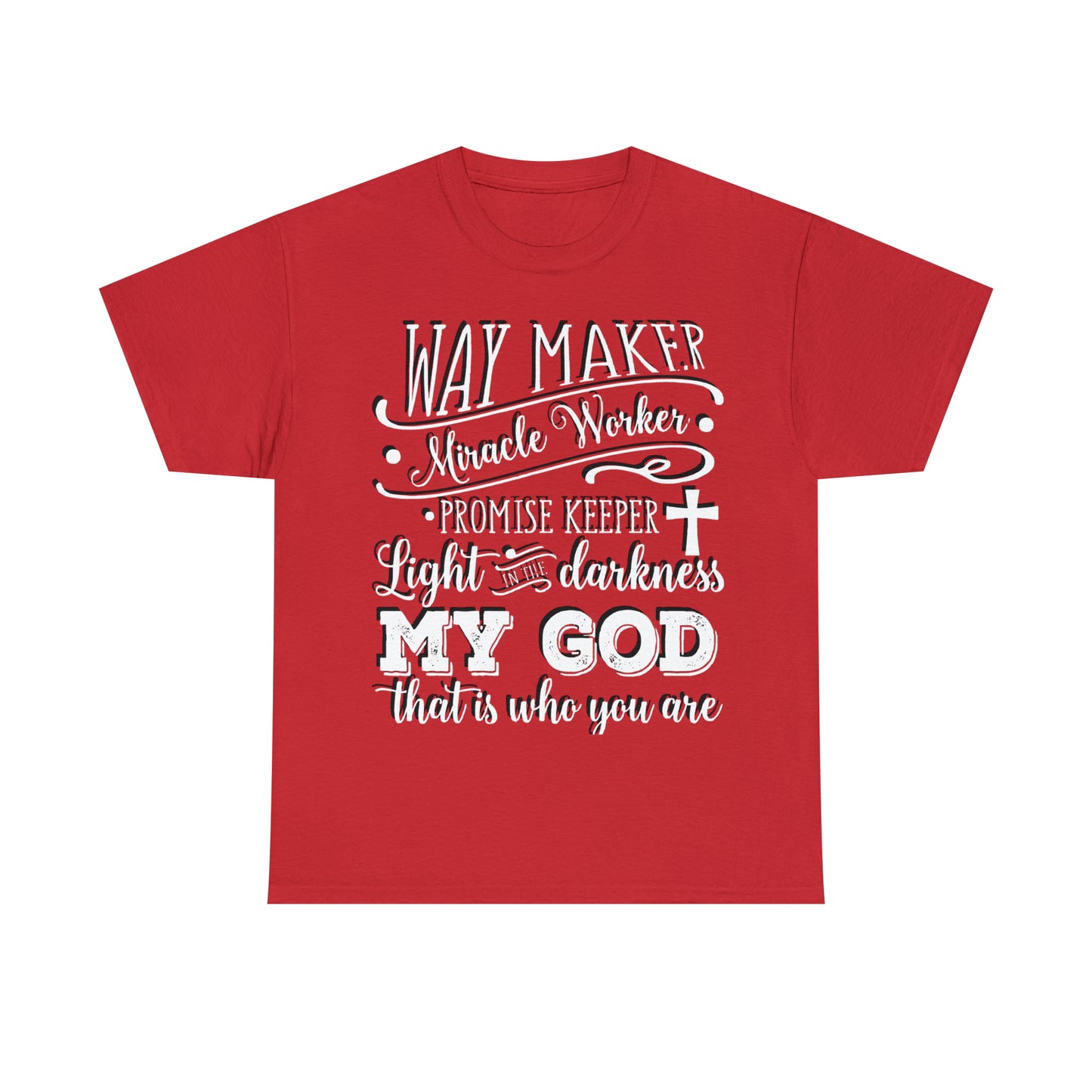 Waymaker Miracle Worker - Unisex Heavy Cotton Short Sleeve Tee