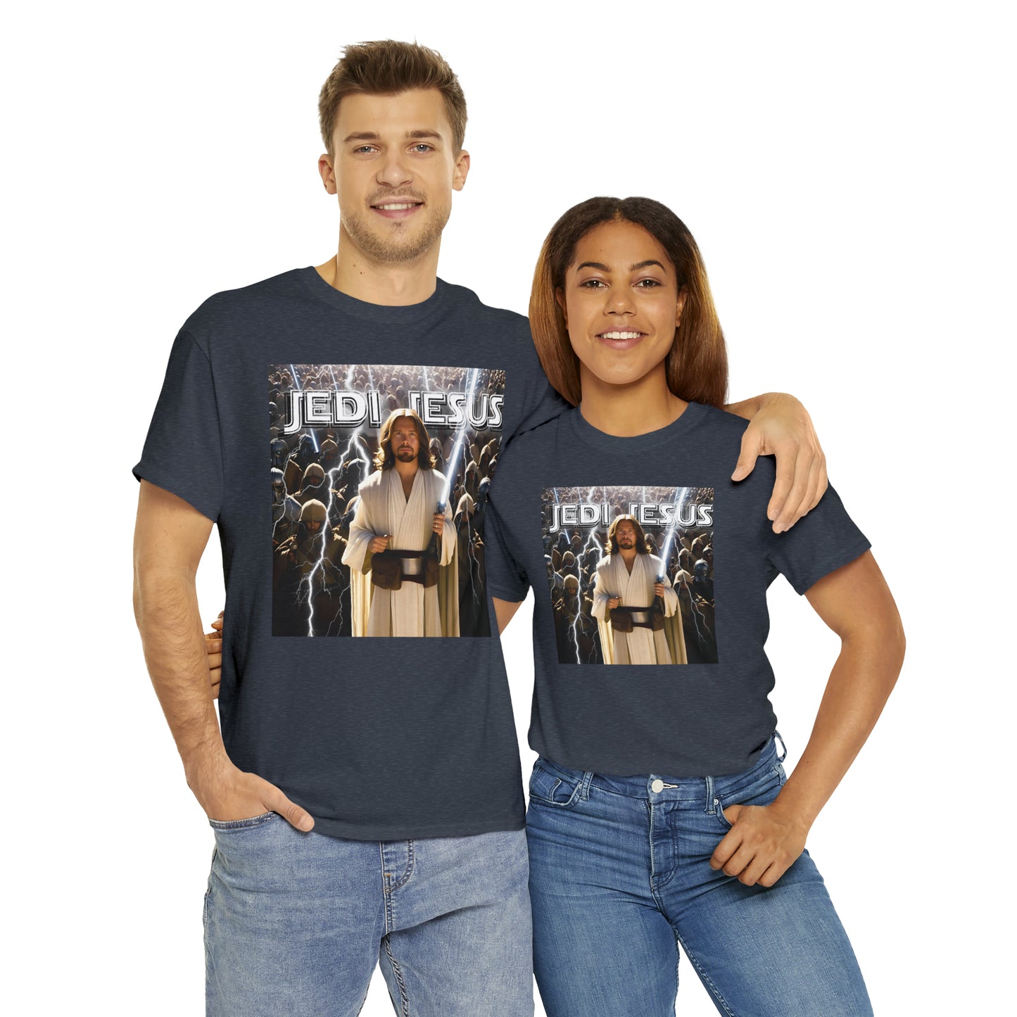 Jedi Jesus Unisex Heavy Cotton Tee