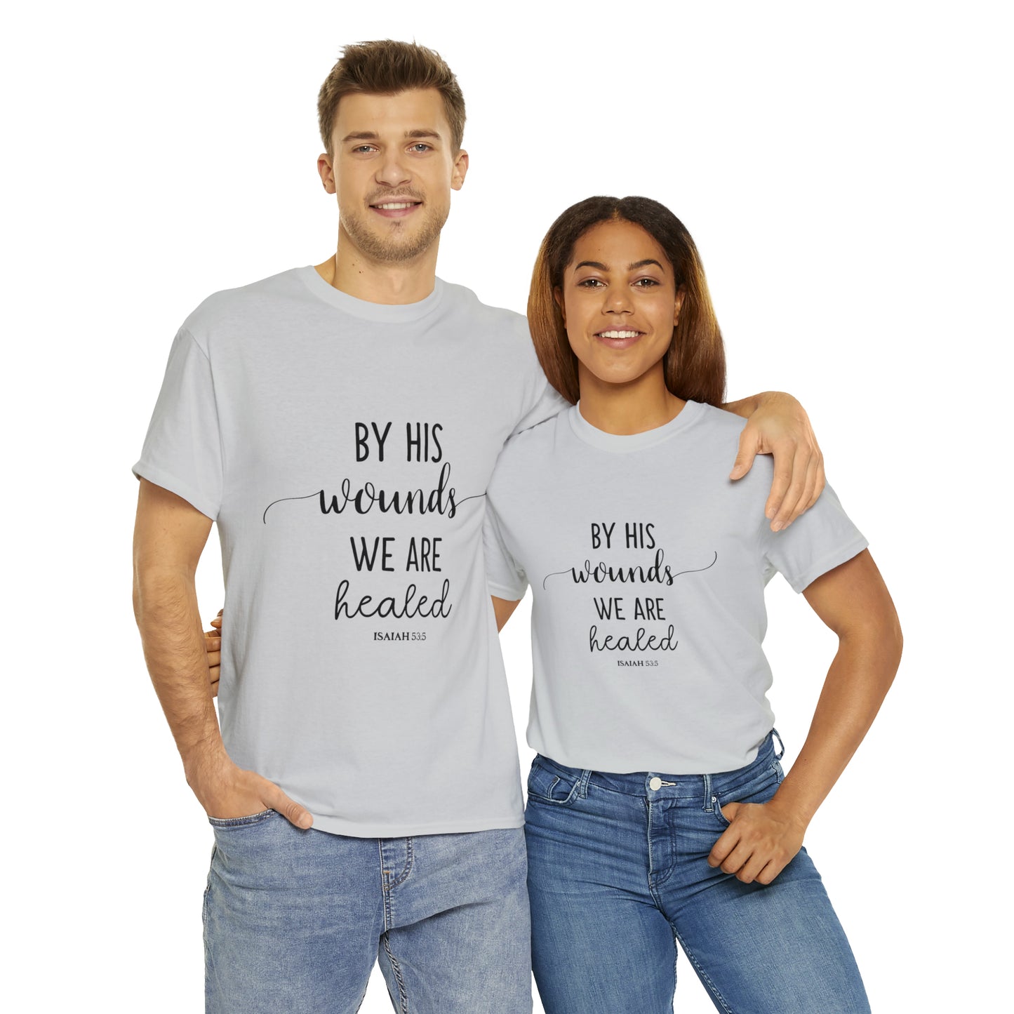 By HIS wounds we are healed - Isaiah - CR Celebrate Recovery Classic Logo - Ultra Cotton Long Sleeve Tee