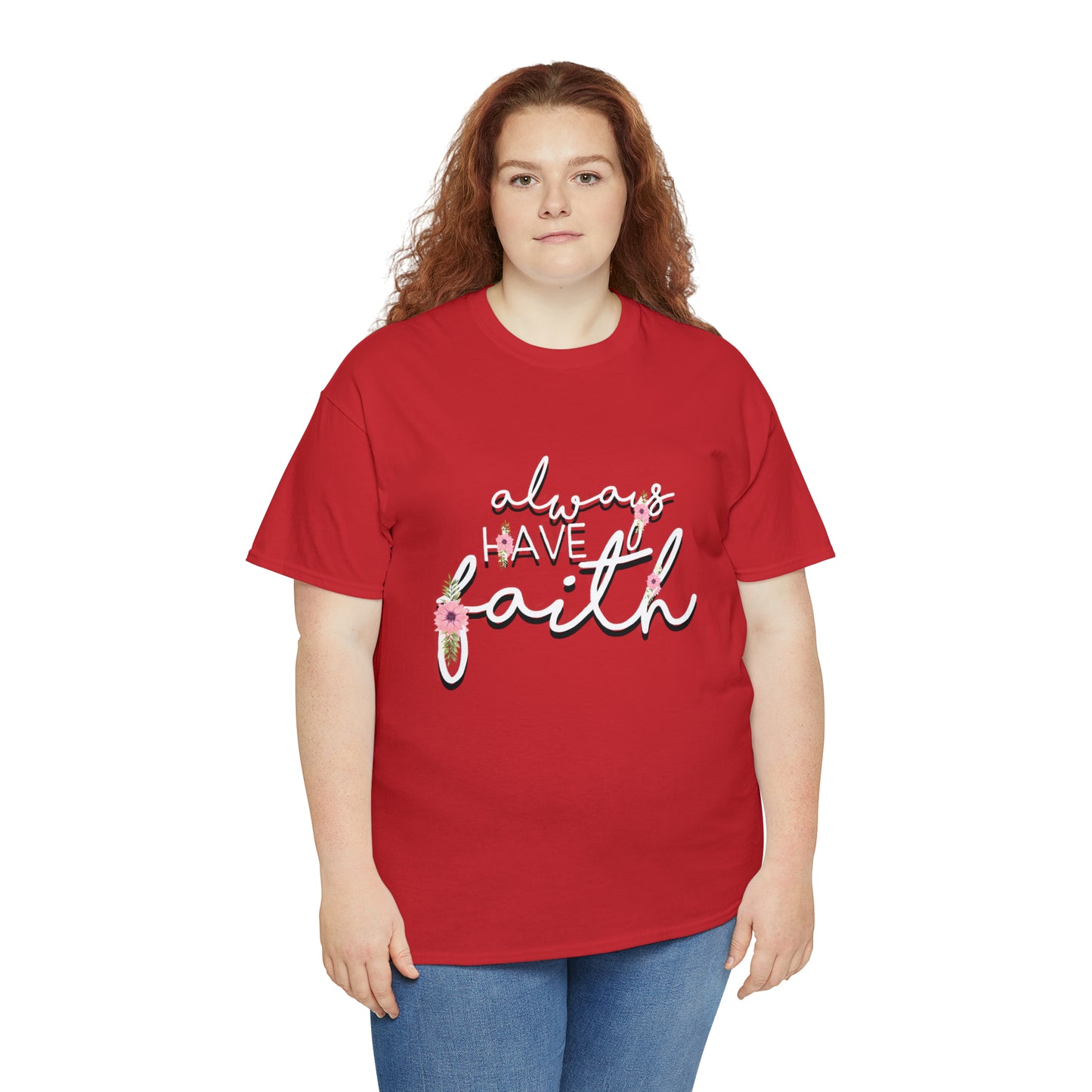 Don't be afraid, just Believe (Mark) - Unisex Heavy Cotton Short Sleeve Tee