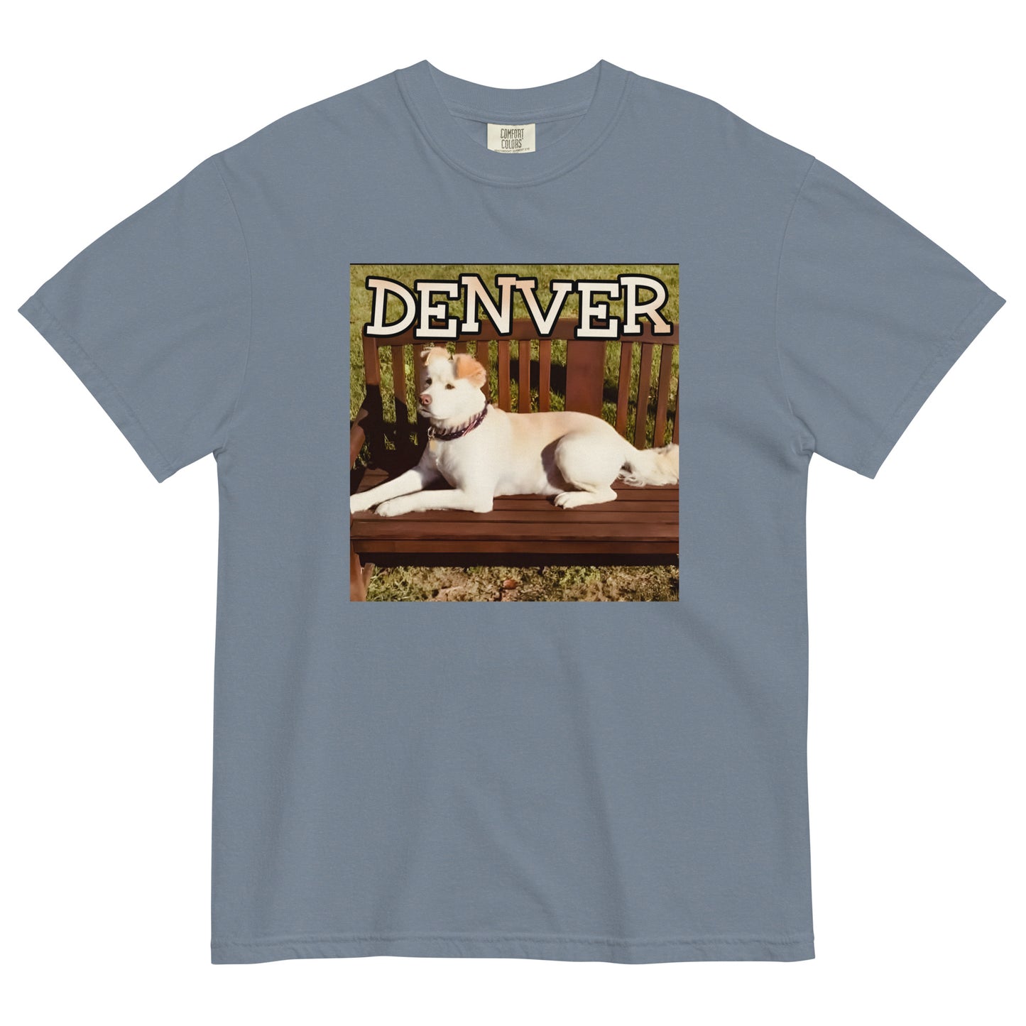 Denver Dog - (Unisex garment-dyed heavyweight t-shirt) for Jeanie