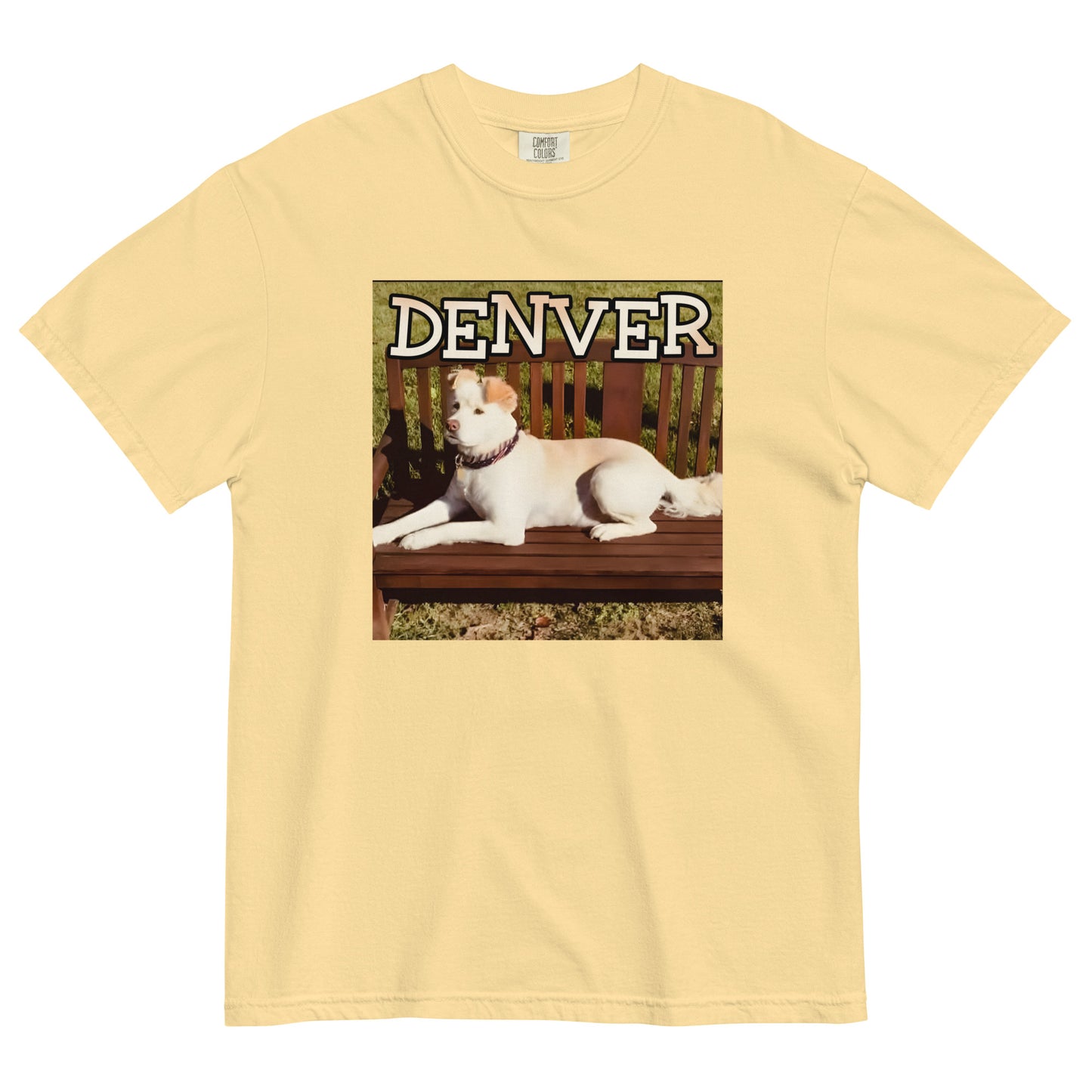 Denver Dog - (Unisex garment-dyed heavyweight t-shirt) for Jeanie