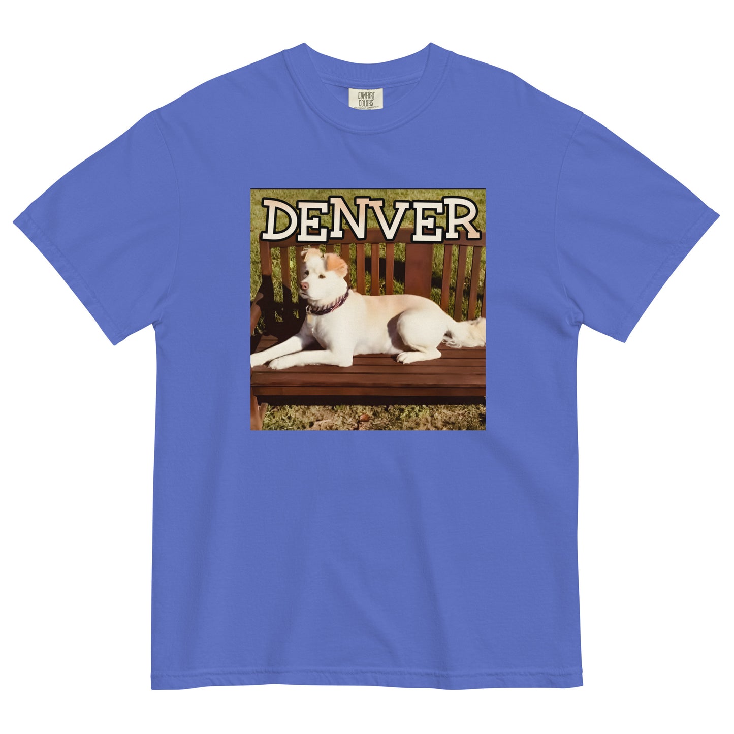 Denver Dog - (Unisex garment-dyed heavyweight t-shirt) for Jeanie