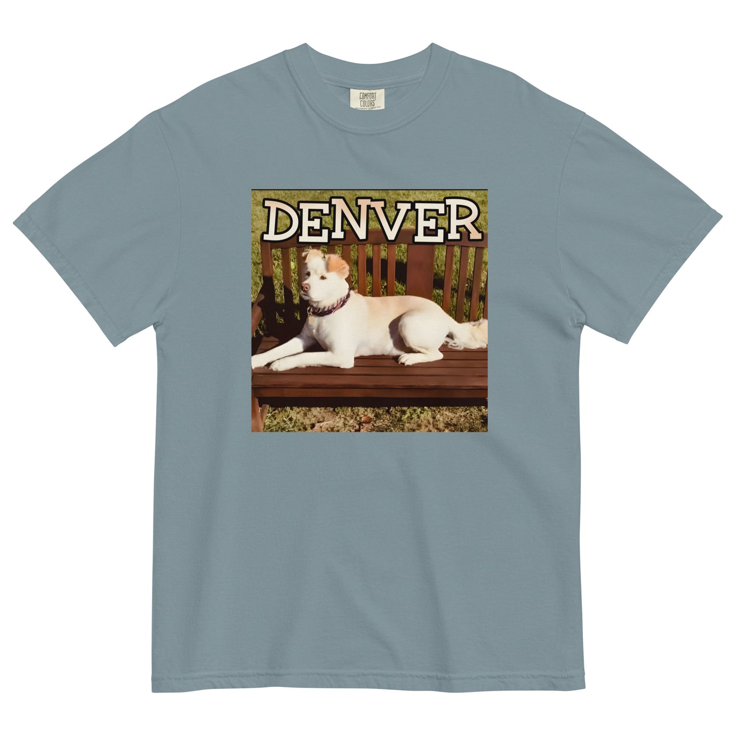 Denver Dog - (Unisex garment-dyed heavyweight t-shirt) for Jeanie