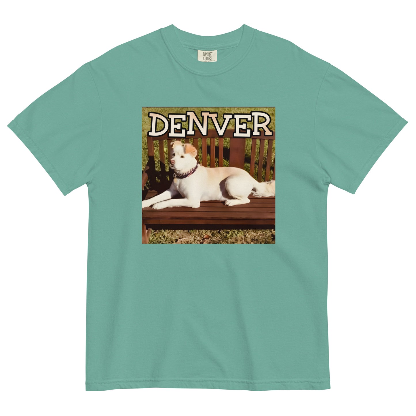 Denver Dog - (Unisex garment-dyed heavyweight t-shirt) for Jeanie