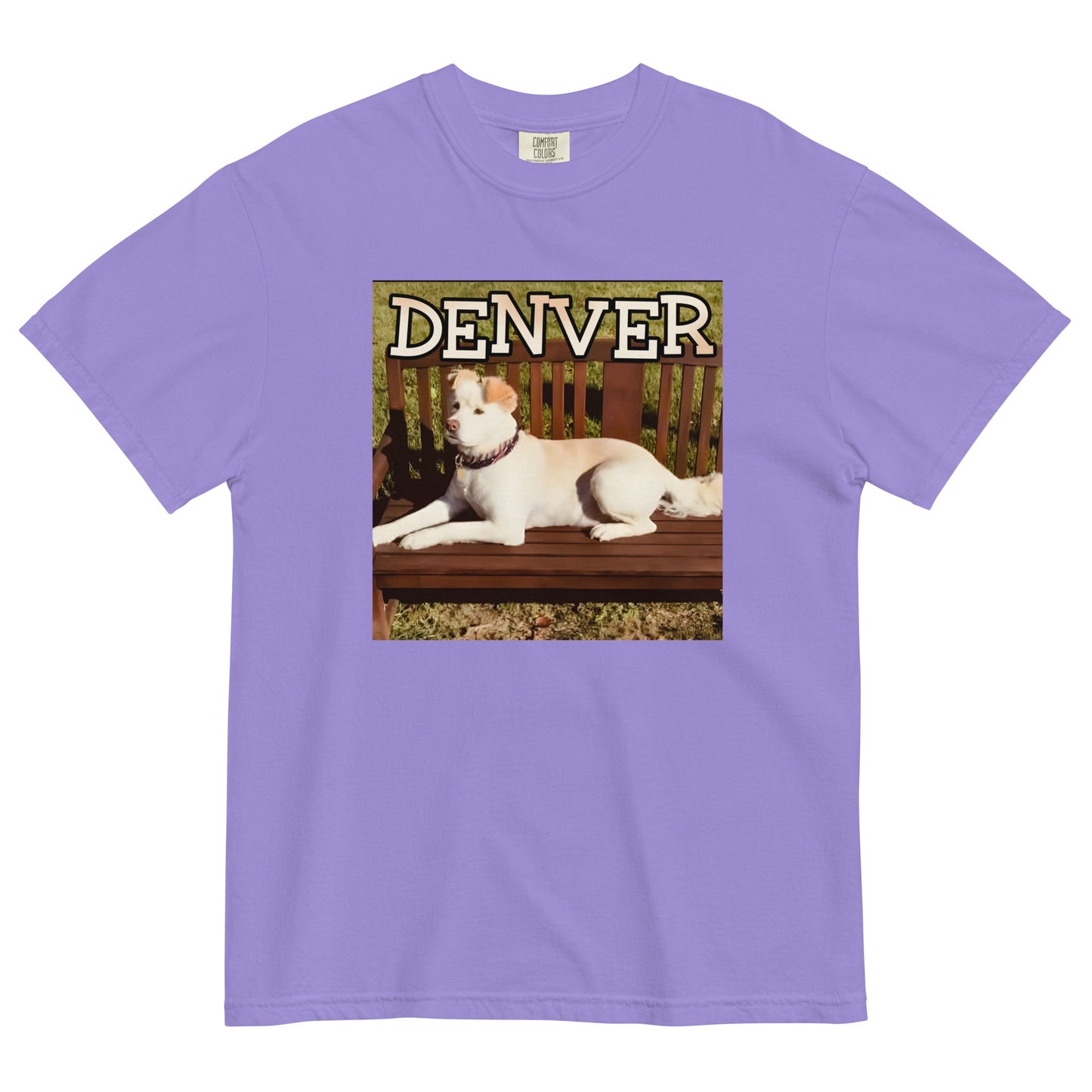 Denver Dog - (Unisex garment-dyed heavyweight t-shirt) for Jeanie
