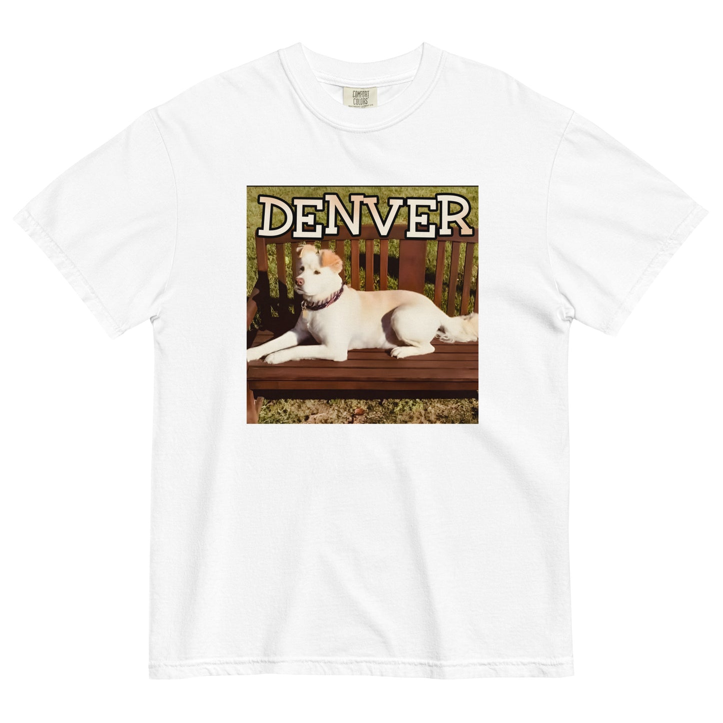Denver Dog - (Unisex garment-dyed heavyweight t-shirt) for Jeanie