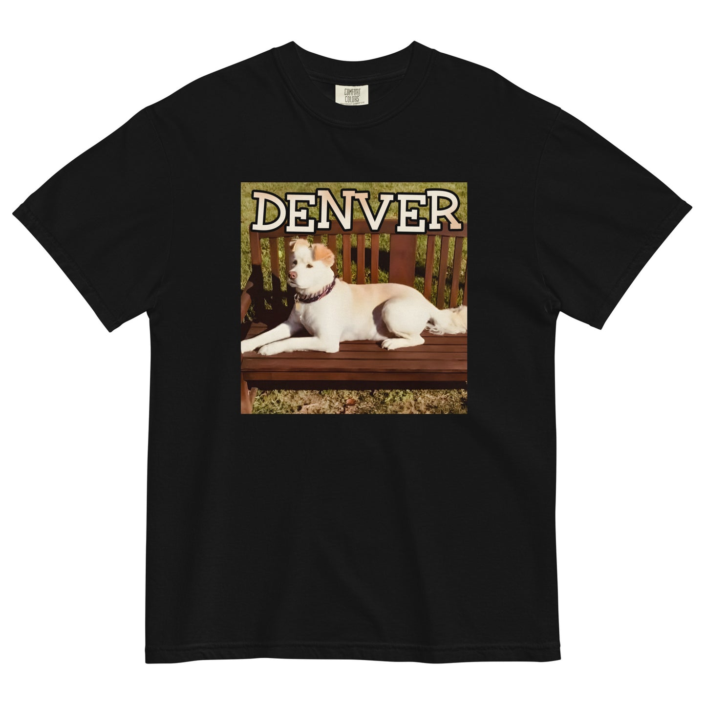 Denver Dog - (Unisex garment-dyed heavyweight t-shirt) for Jeanie