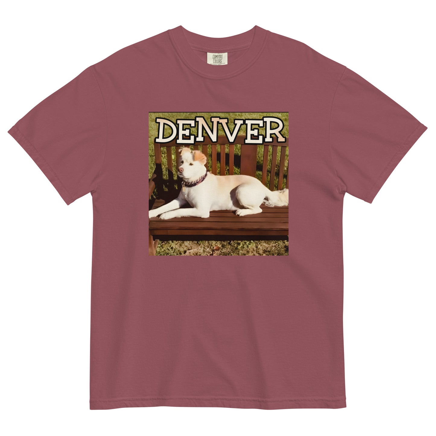 Denver Dog - (Unisex garment-dyed heavyweight t-shirt) for Jeanie