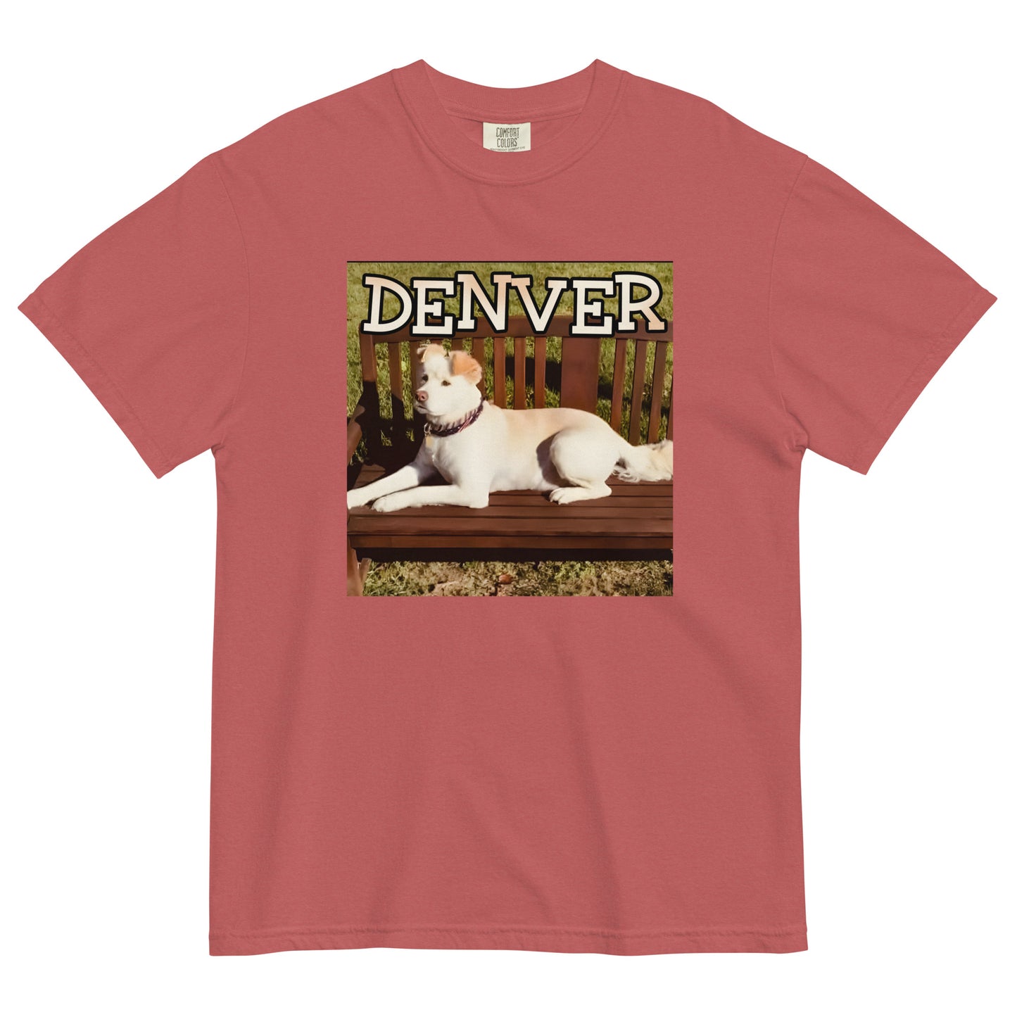 Denver Dog - (Unisex garment-dyed heavyweight t-shirt) for Jeanie