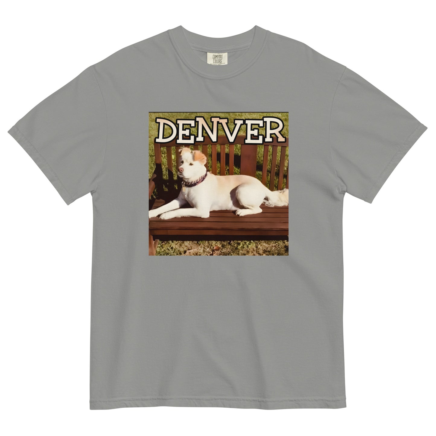 Denver Dog - (Unisex garment-dyed heavyweight t-shirt) for Jeanie