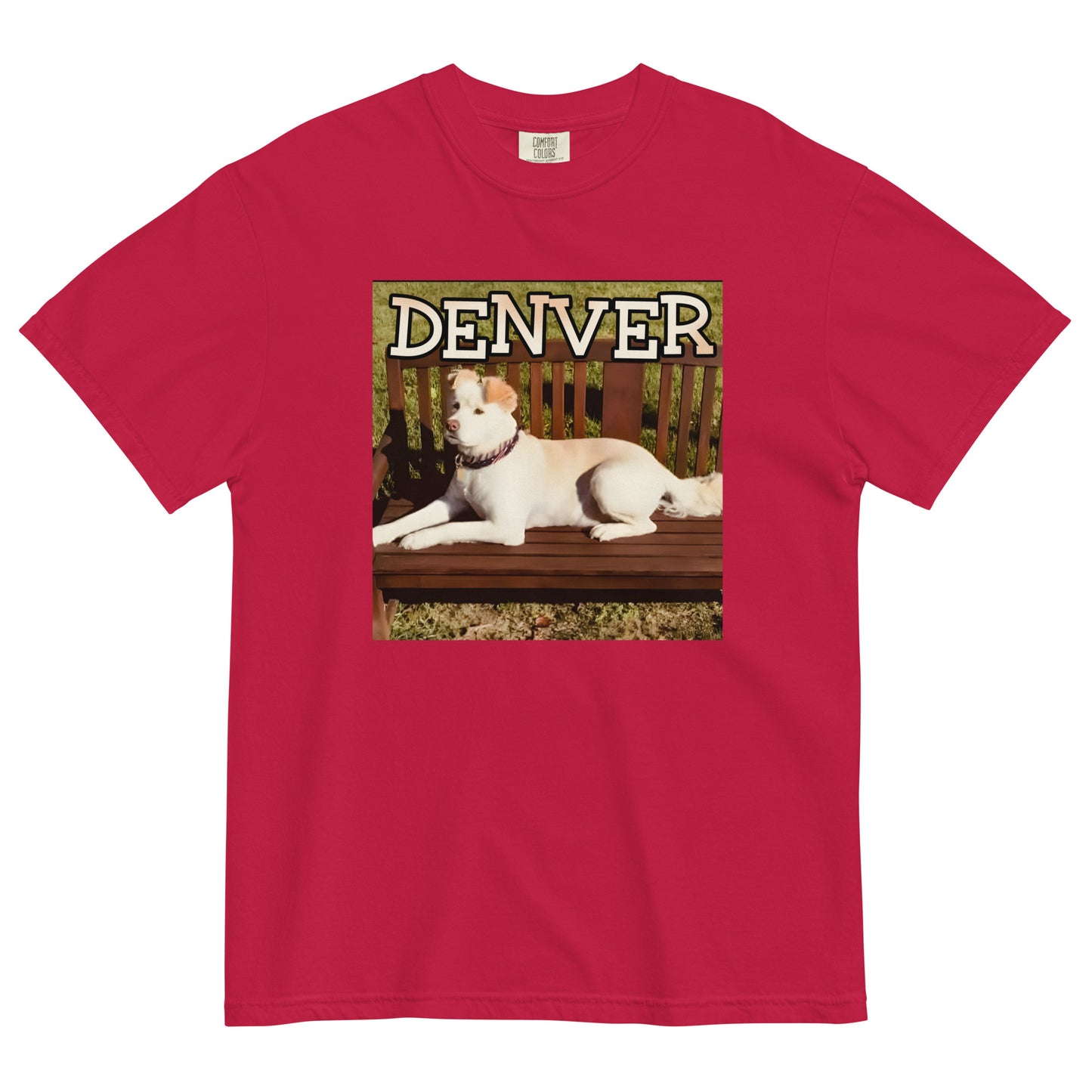 Denver Dog - (Unisex garment-dyed heavyweight t-shirt) for Jeanie