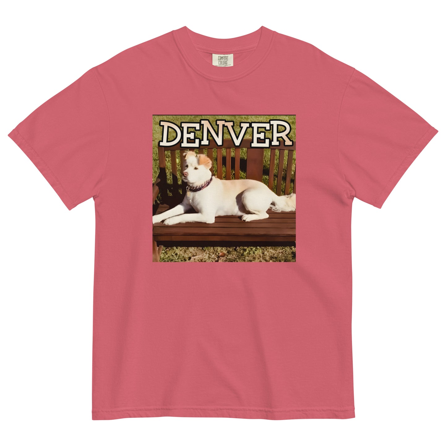 Denver Dog - (Unisex garment-dyed heavyweight t-shirt) for Jeanie